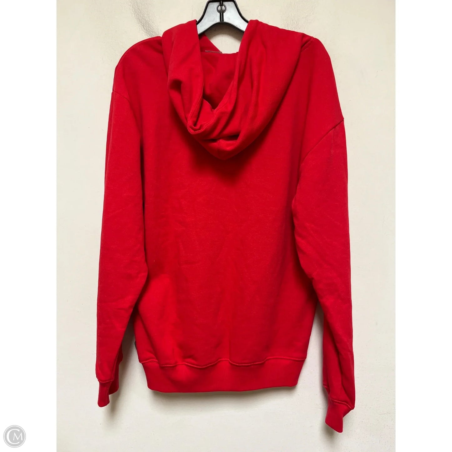 Sweatshirt Hoodie By Walt Disney In Red, Size: S