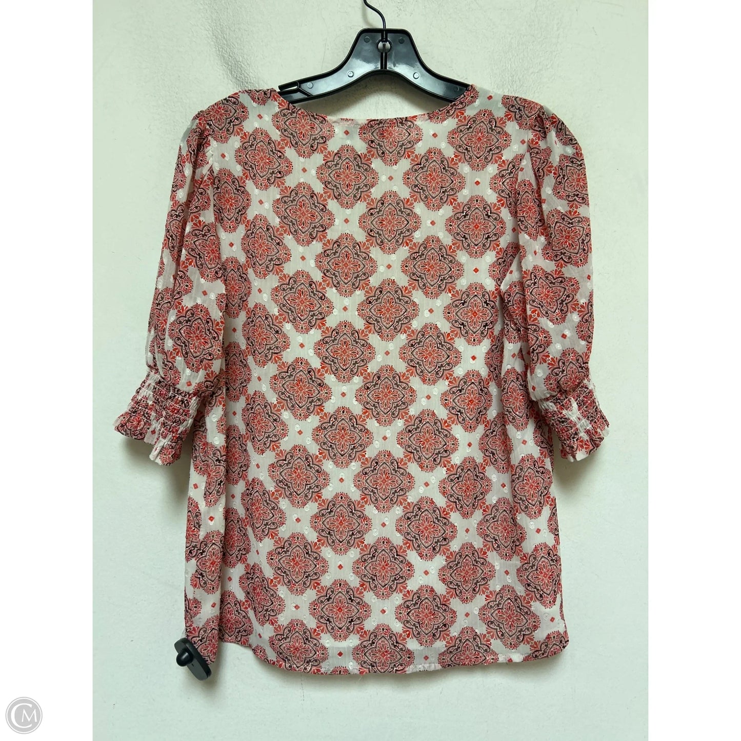 Top Short Sleeve By Rachel Zoe In Red & White, Size: Xs