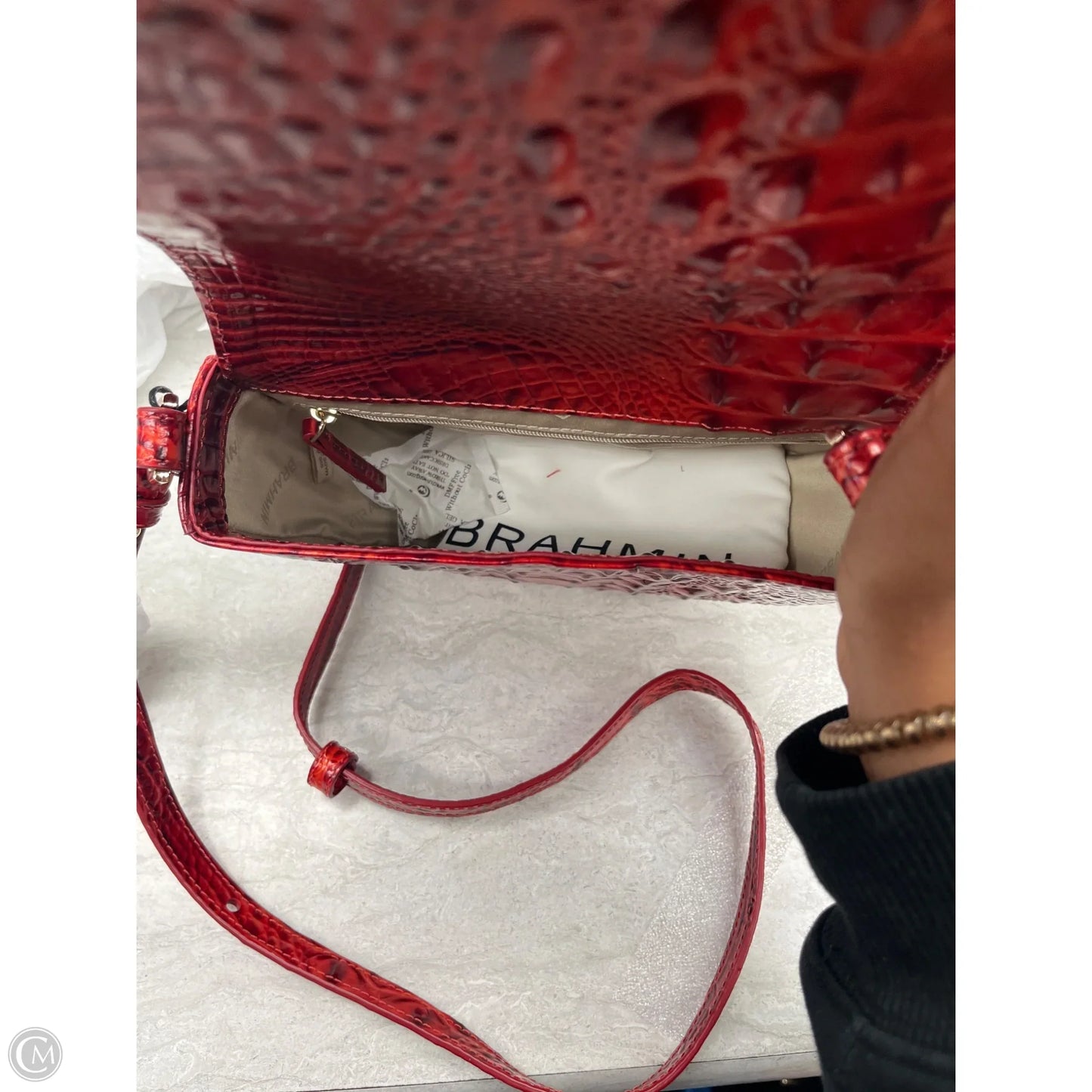 Crossbody Designer By Brahmin, Size: Small