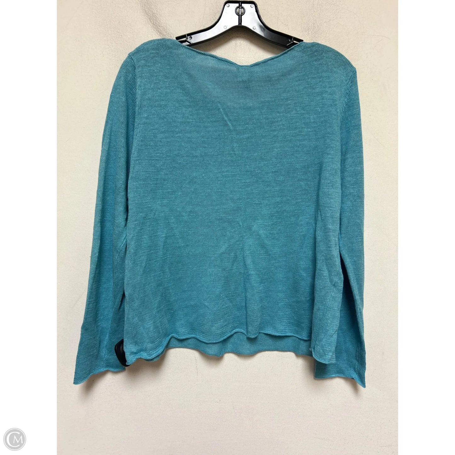 Top Long Sleeve By Eileen Fisher In Blue, Size: L