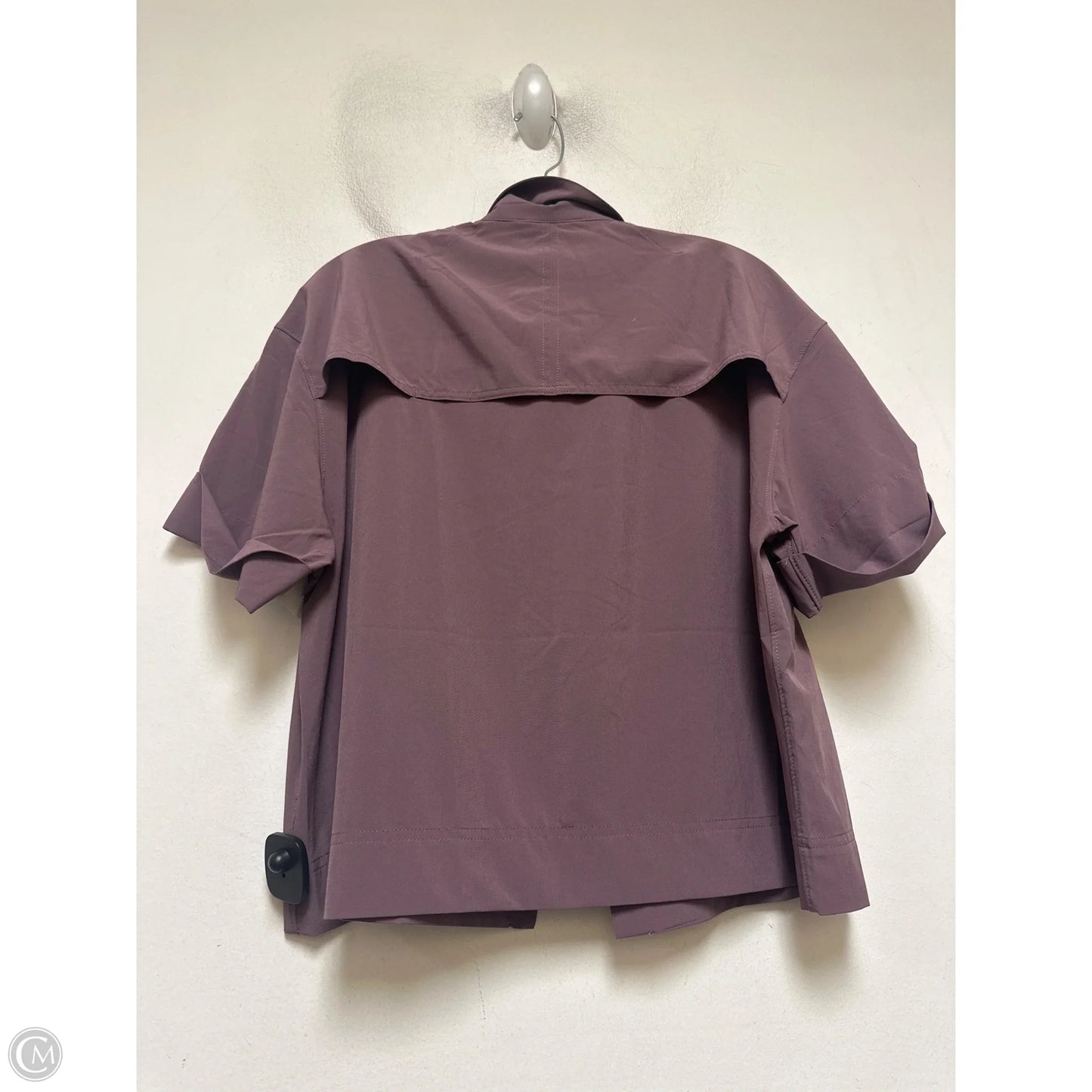 Athletic Top Short Sleeve By Athleta In Purple, Size: M