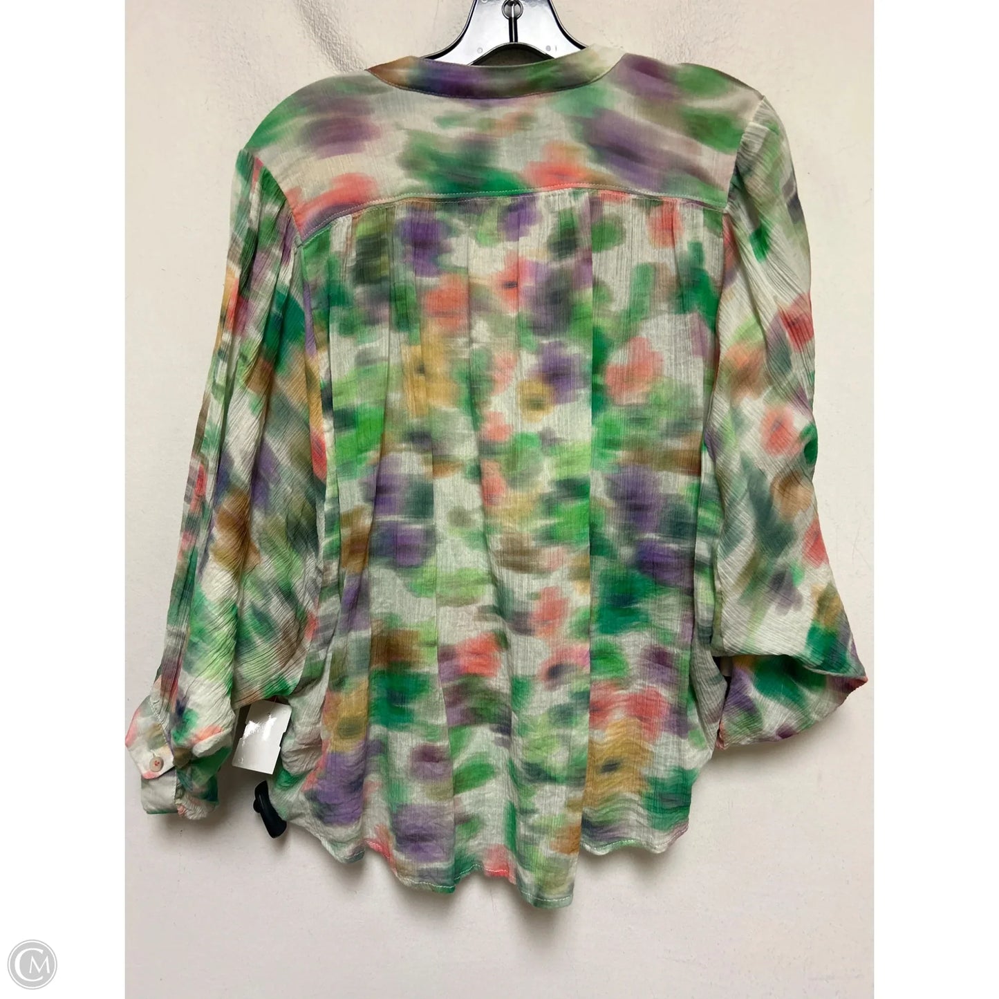 Top Short Sleeve By Pilcro In Tie Dye Print, Size: S