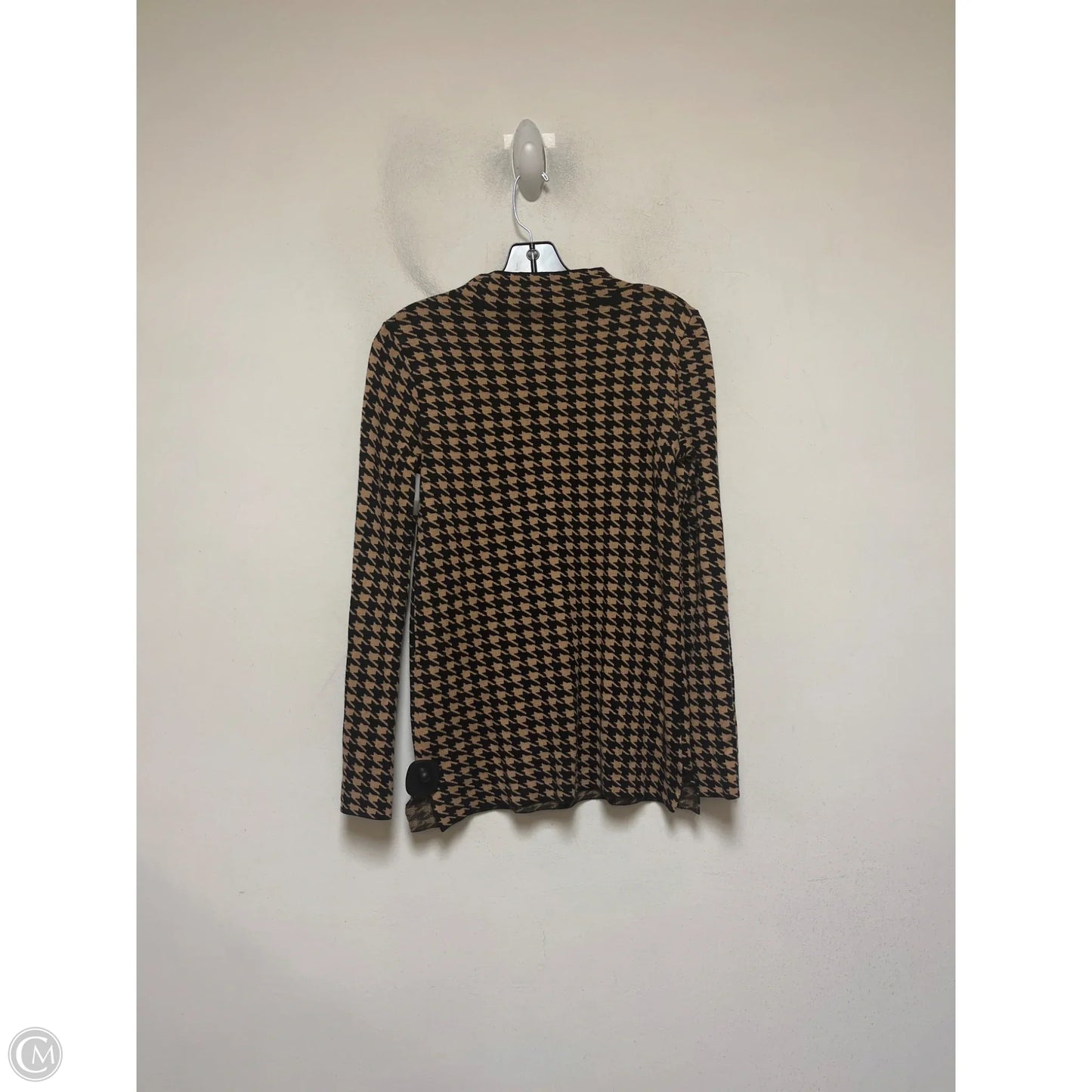 Sweater By Ann Taylor In Black & Tan, Size: S