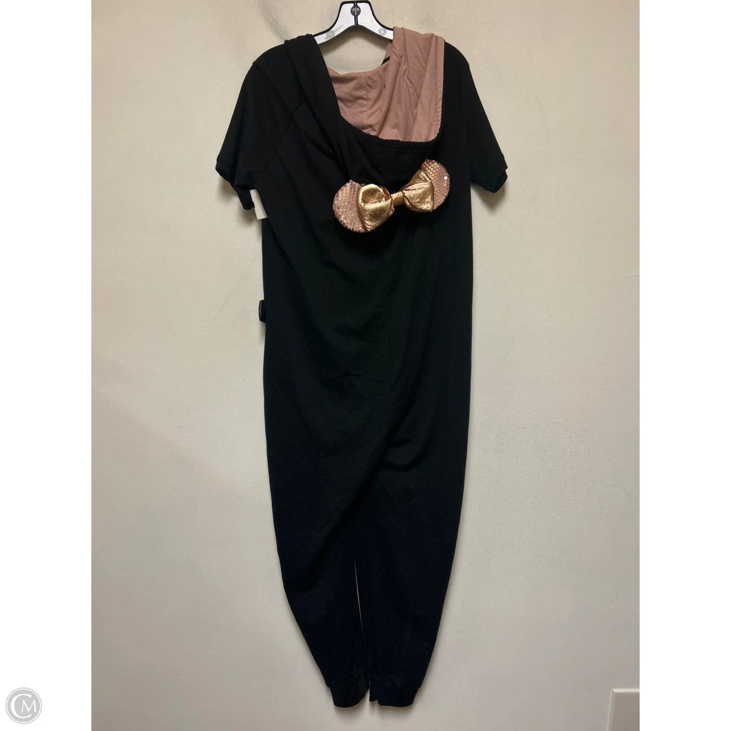 Jumpsuit By Walt Disney In Black & Pink, Size: Xl
