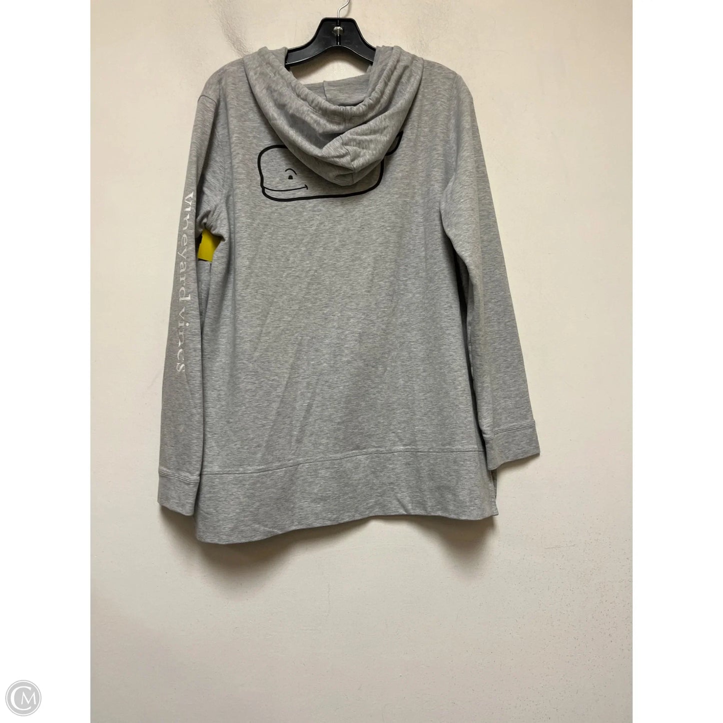 Sweatshirt Hoodie By Vineyard Vines In Grey, Size: L