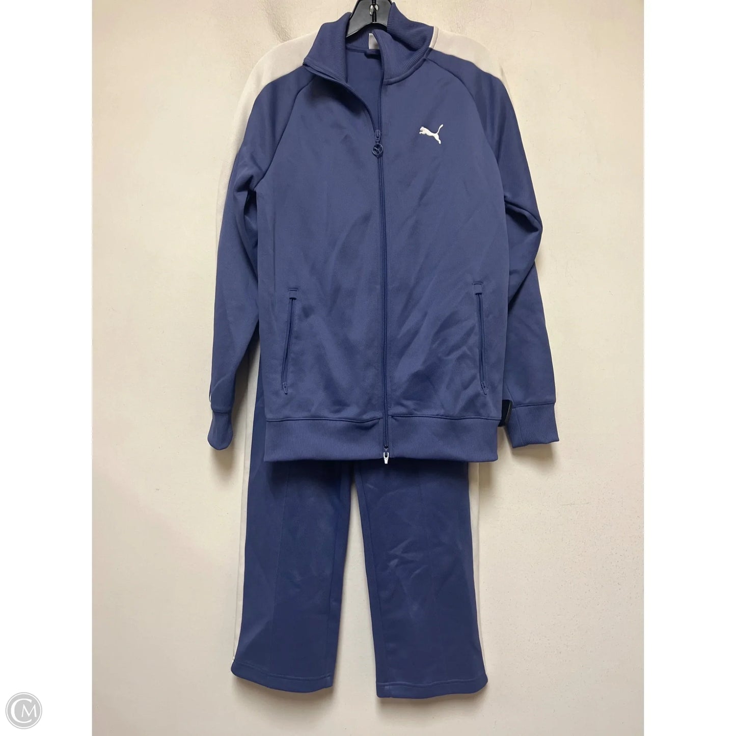 Athletic Pants 2pc By Puma In Purple & White, Size: S