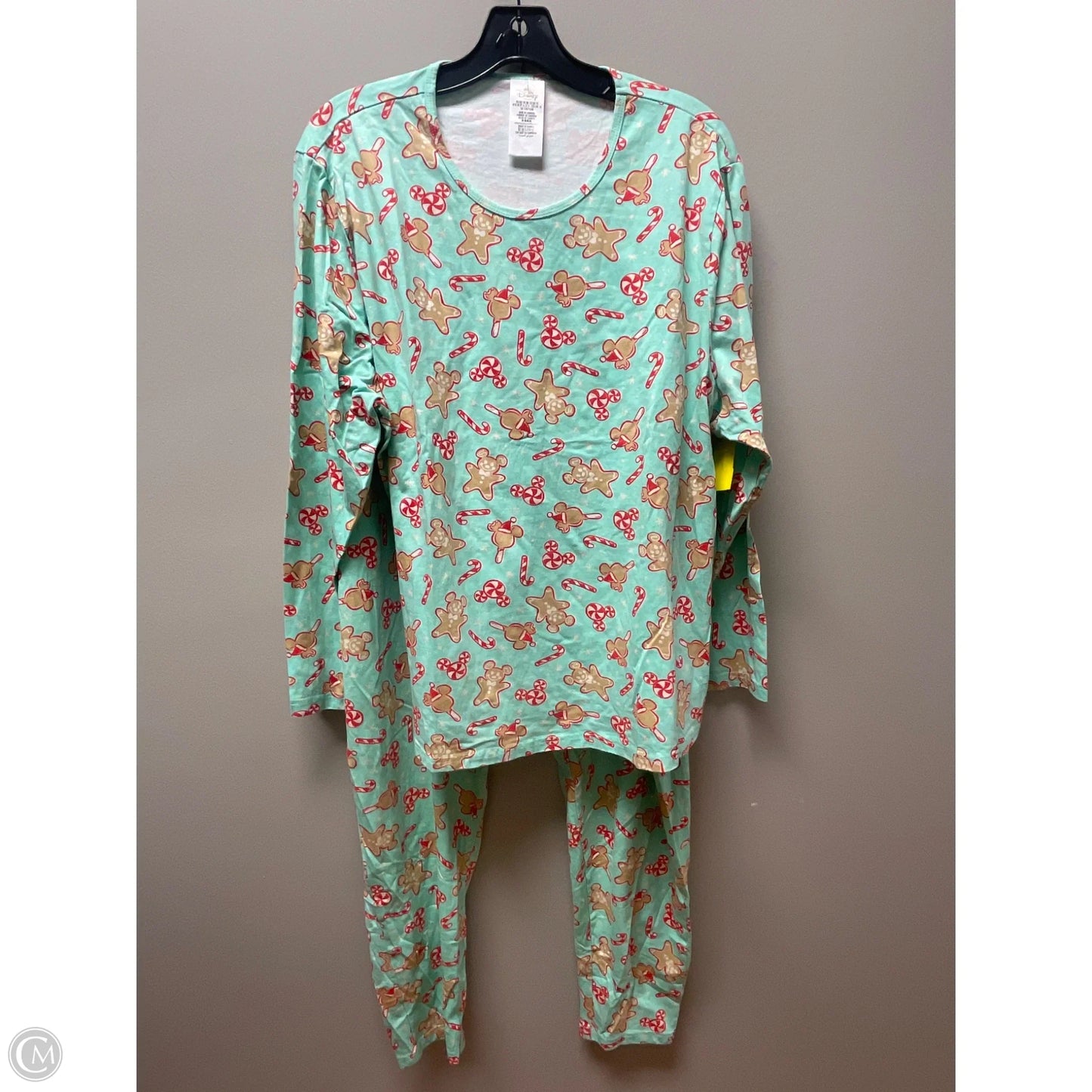 Pajamas 2pc By Disney In Aqua, Size: 1x
