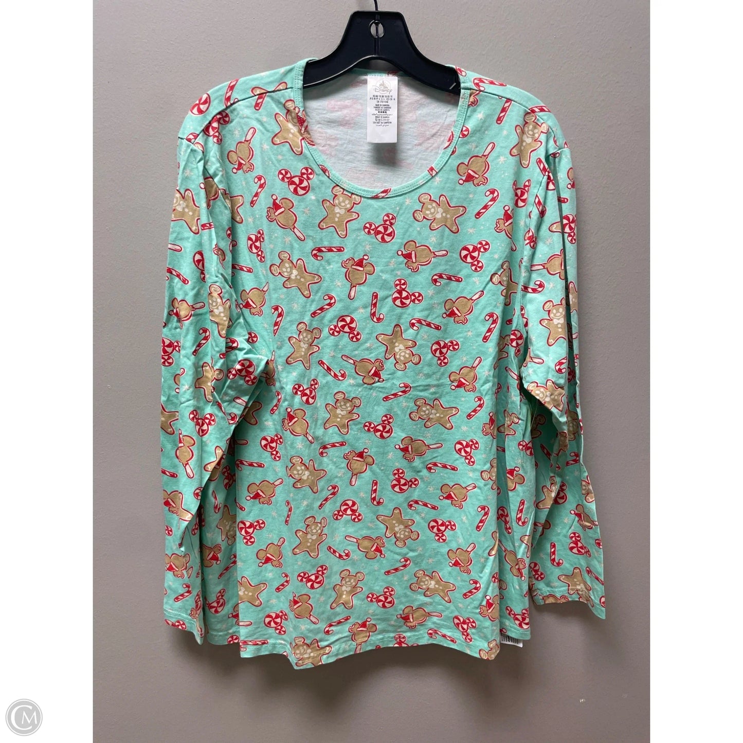 Pajamas 2pc By Disney In Aqua, Size: 1x