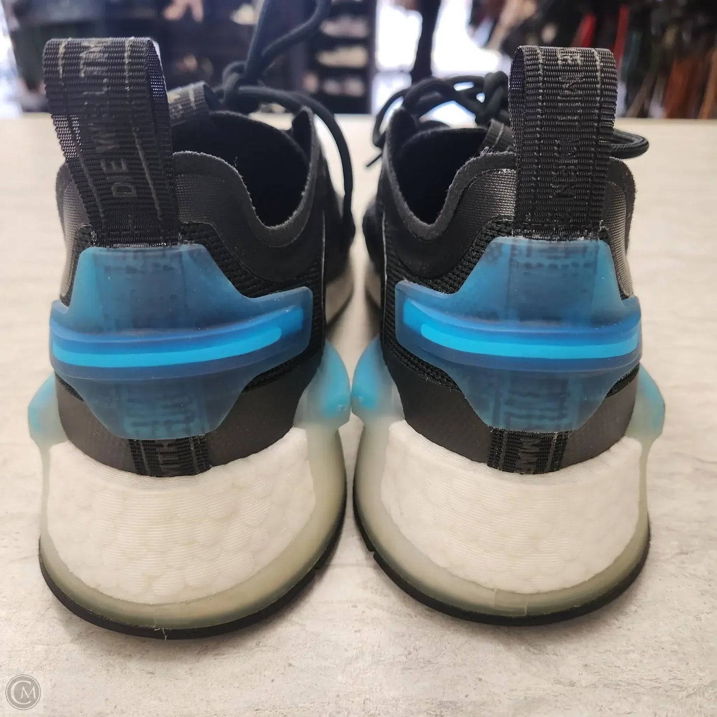 Shoes Athletic By Adidas In Black & Blue, Size: 6.5