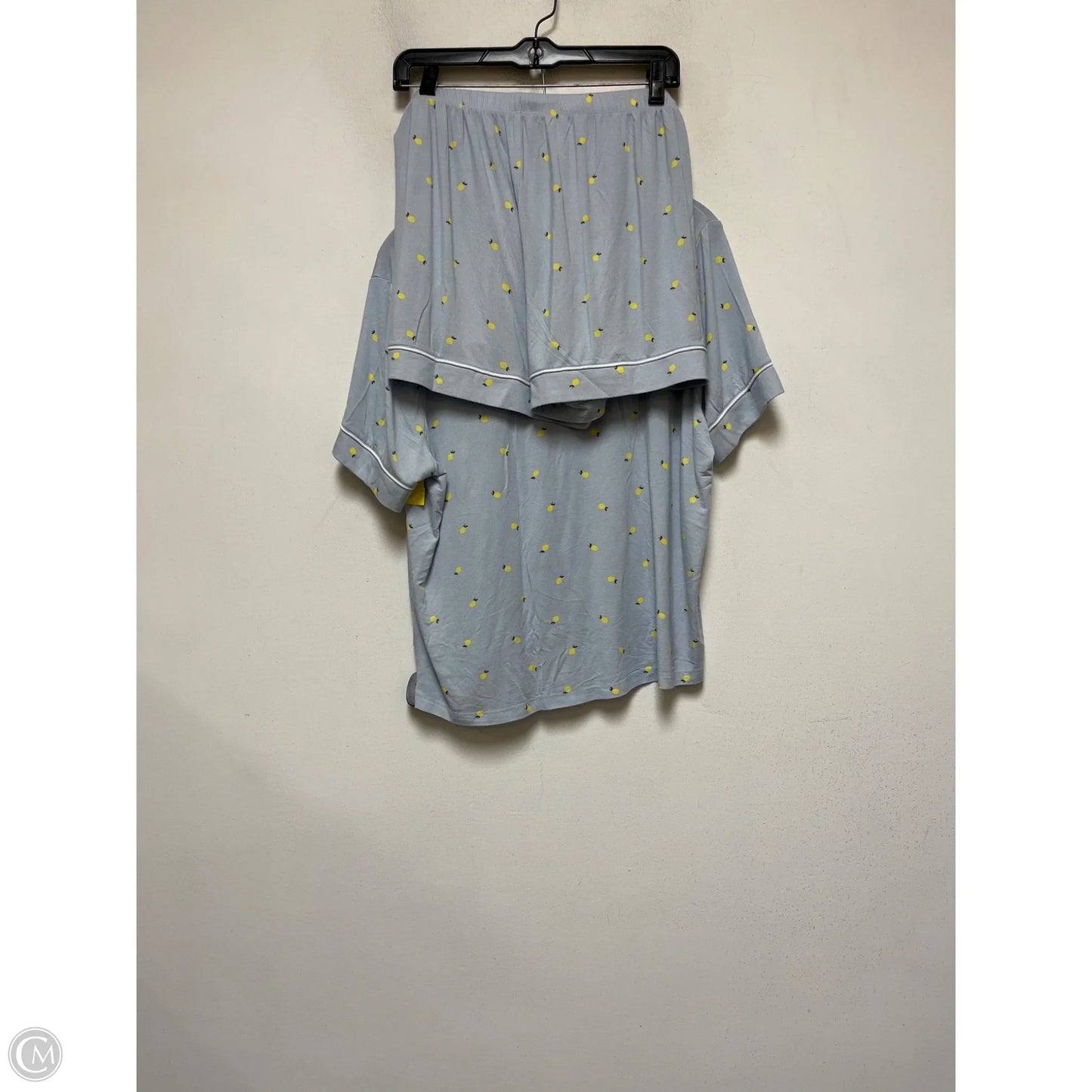 Pajamas 2pc By Cupcakes And Cashmere In Blue & Yellow, Size: L