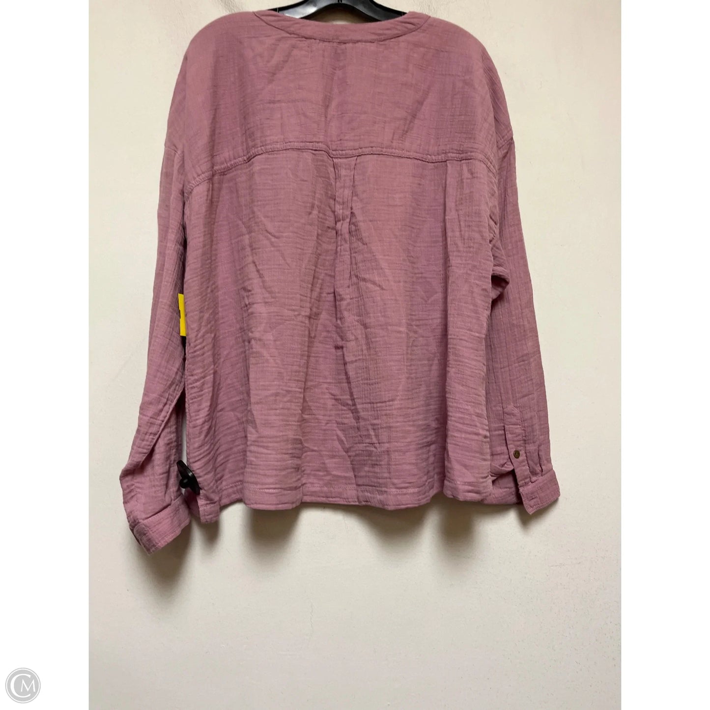Top Long Sleeve By Wonderly In Purple, Size: 2x
