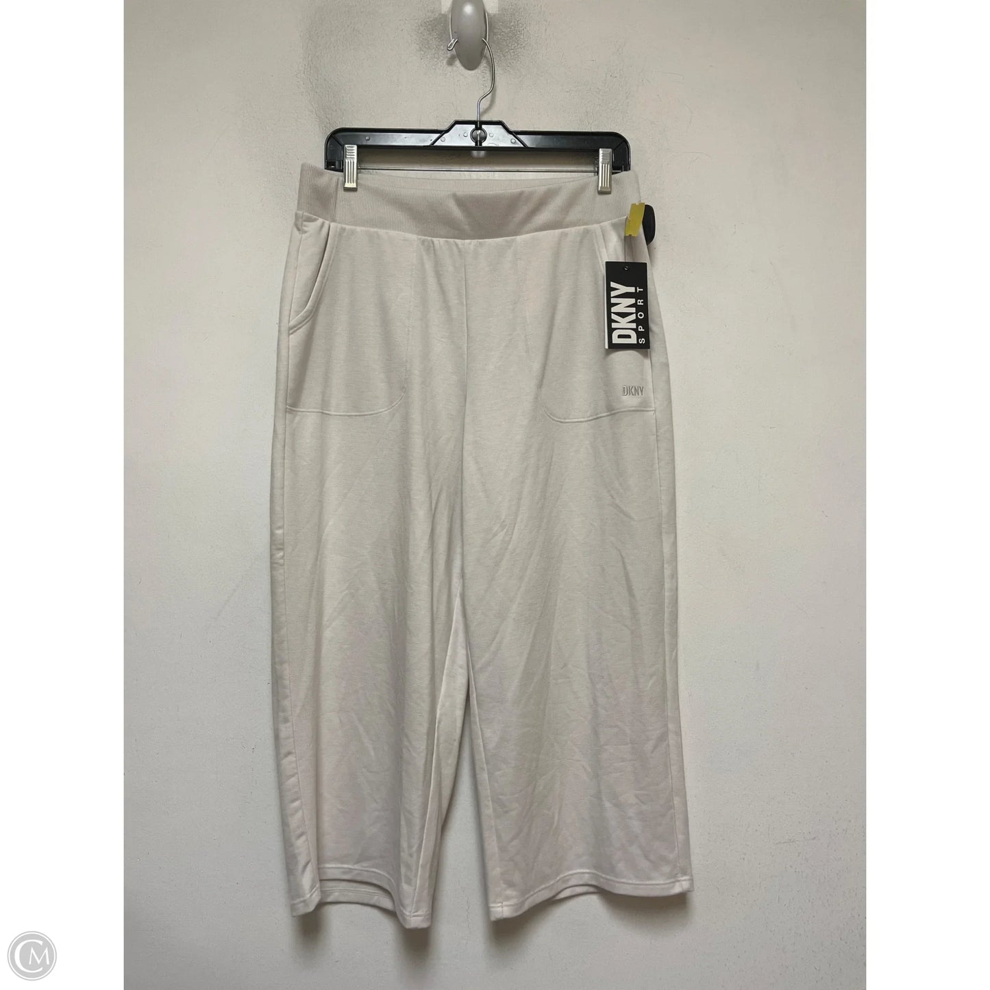 Athletic Pants By Dkny In Cream, Size: M