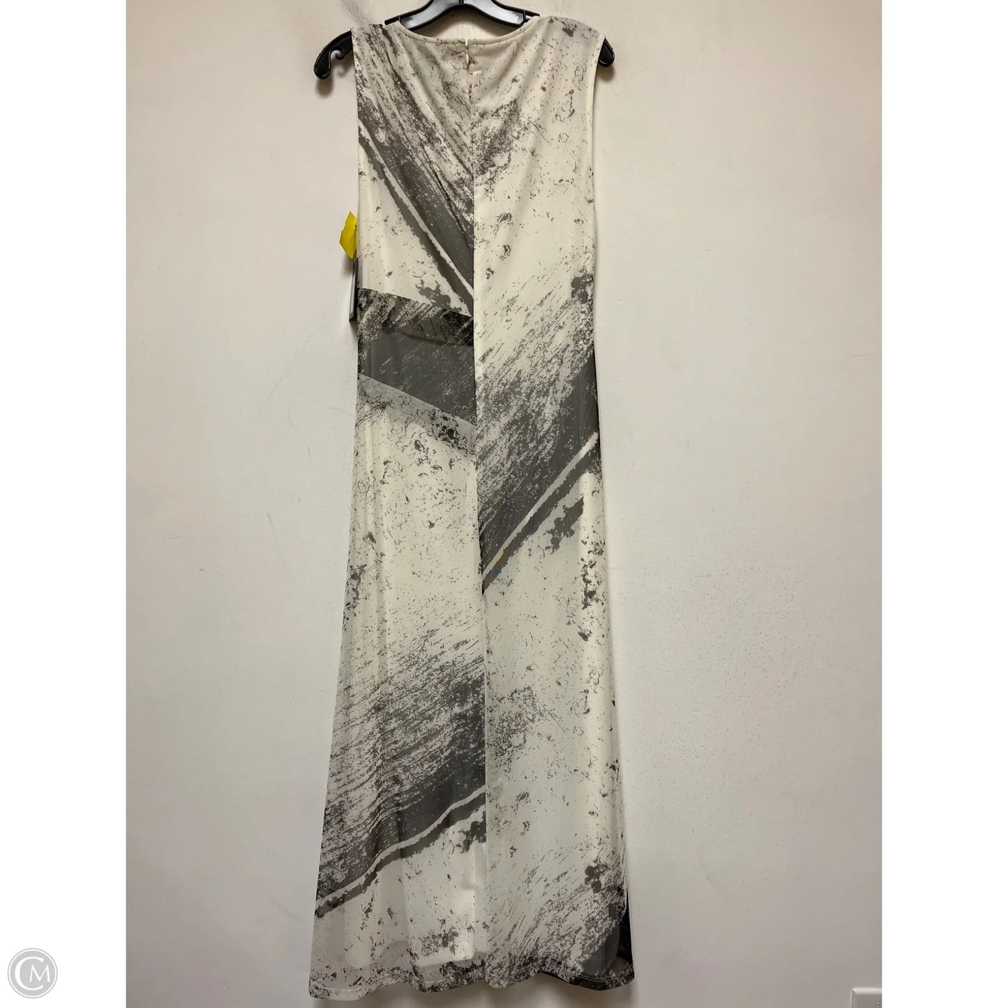 Dress Casual Maxi By Dkny In Black & White, Size: M