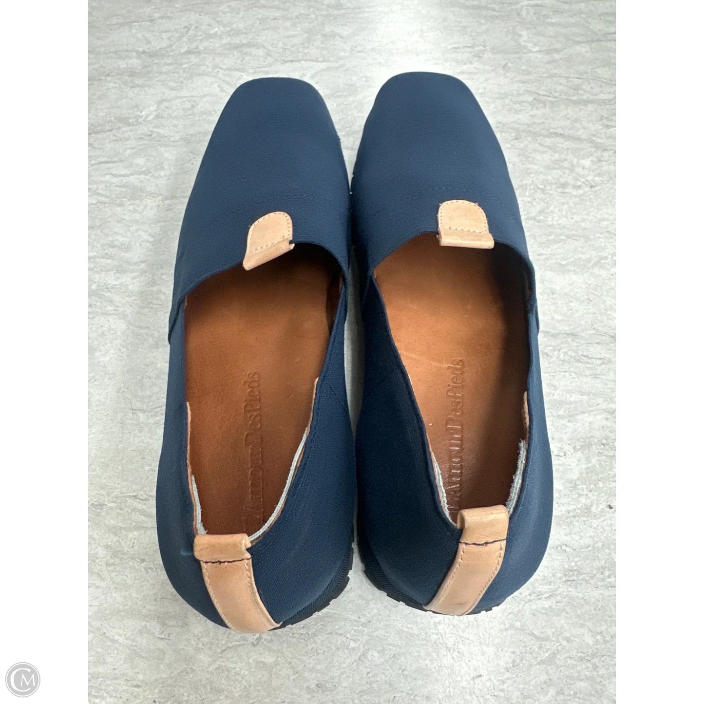 Shoes Flats By Clothes Mentor In Navy, Size: 10