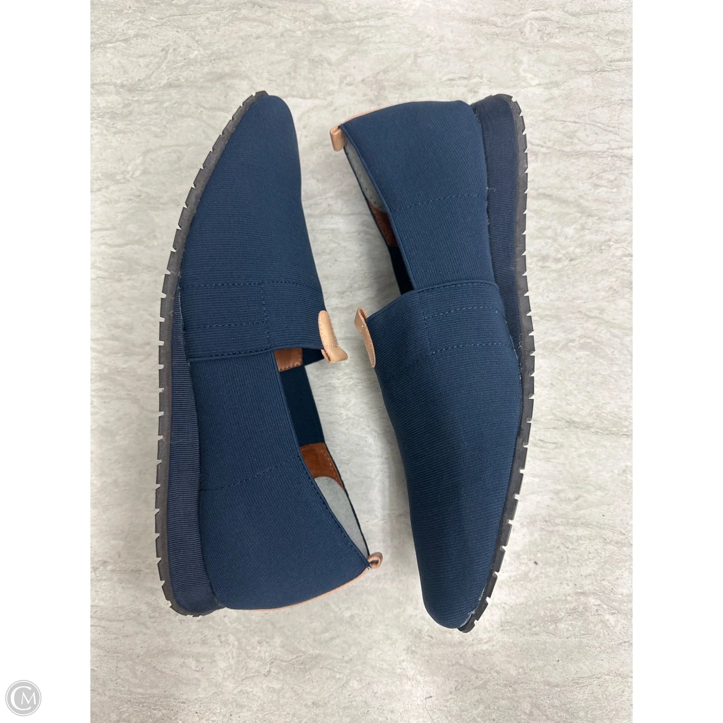 Shoes Flats By Clothes Mentor In Navy, Size: 10