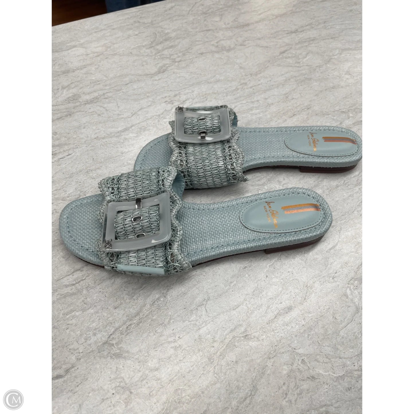 Sandals Flats By Sam Edelman In Blue, Size: 8.5