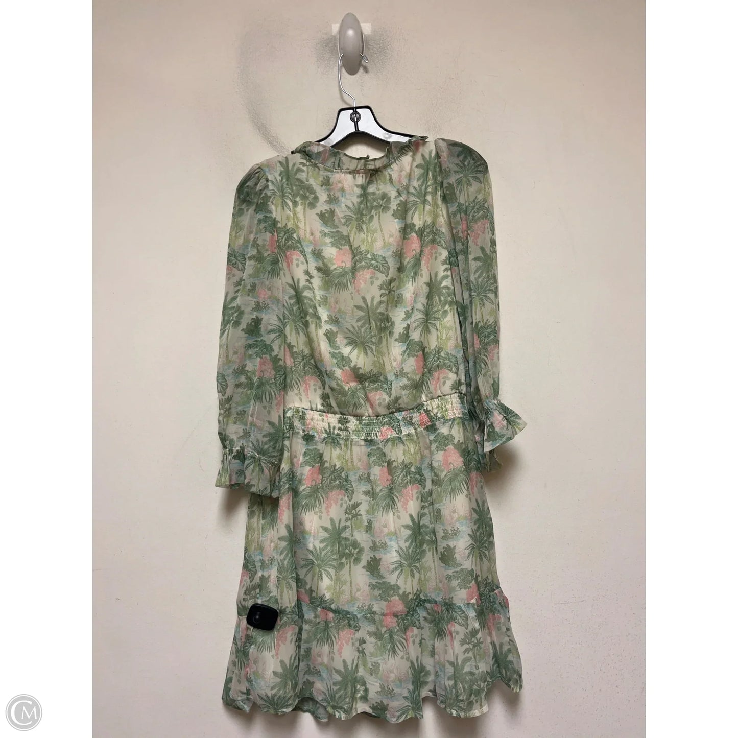 Dress Casual Short By Vineyard Vines In Tropical Print, Size: L