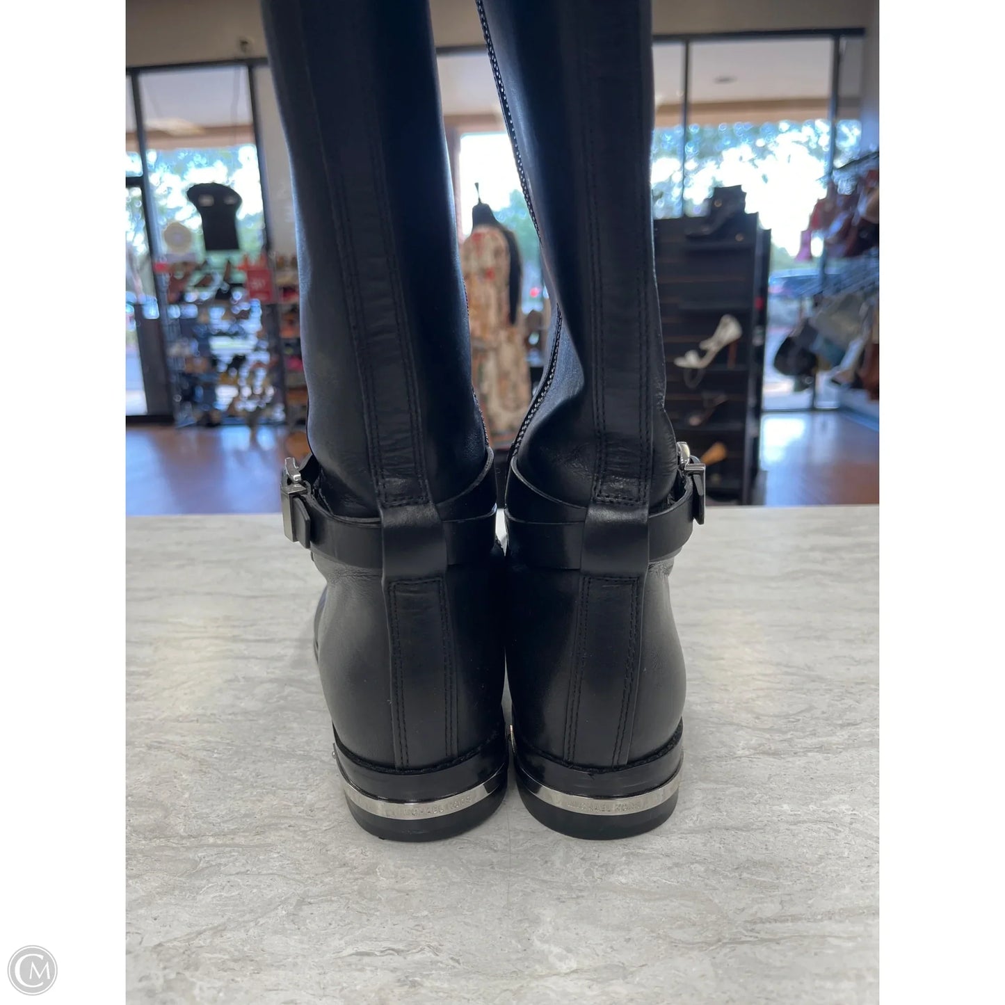 Boots Knee Flats By Michael By Michael Kors In Black, Size: 8