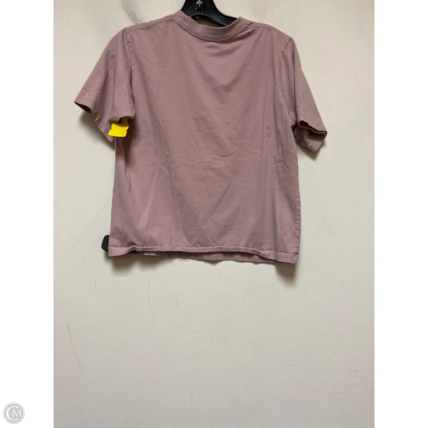 Top Short Sleeve Basic By Uniqlo In Purple, Size: S