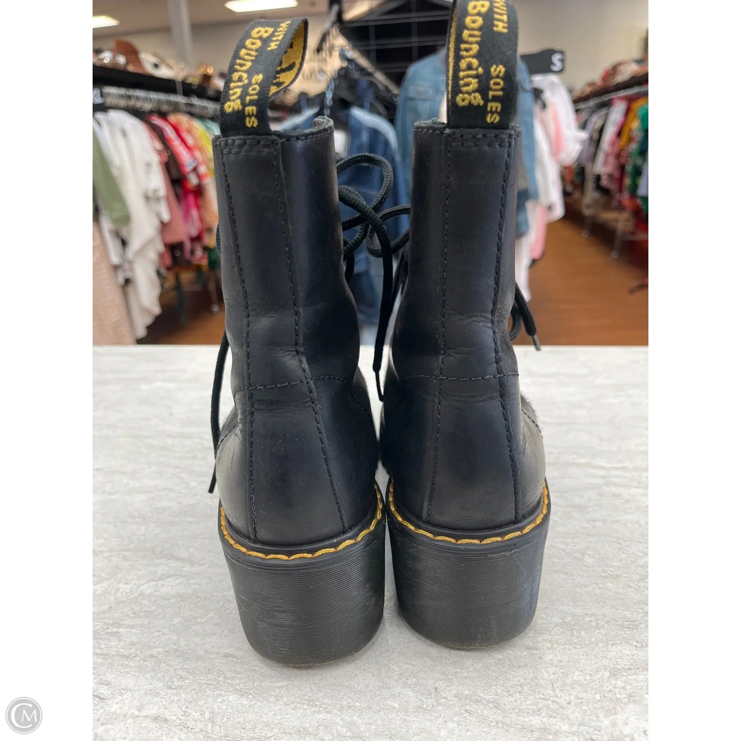 Boots Combat By Dr Martens In Black, Size: 6