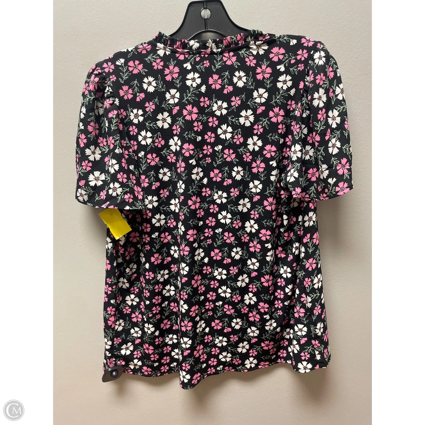 Top Short Sleeve By Ann Taylor In Floral Print, Size: M