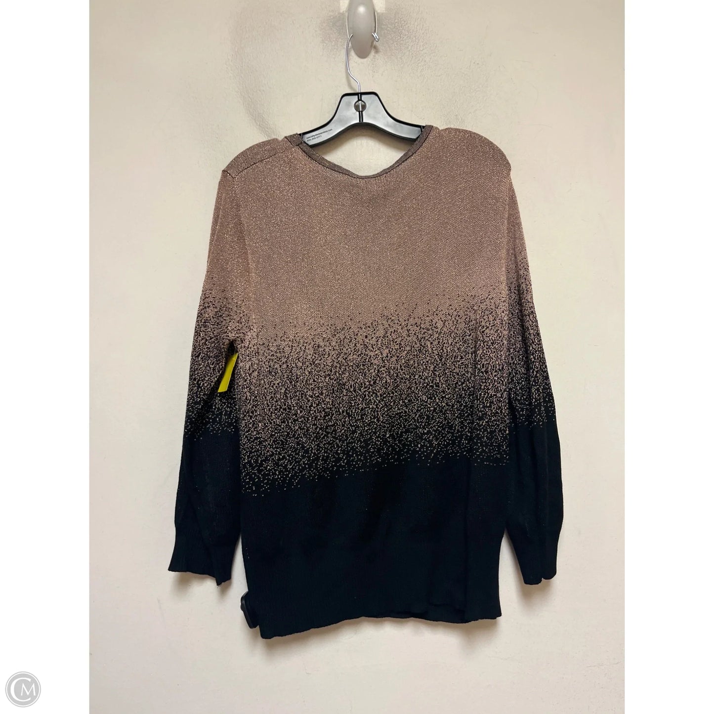 Sweater By Clothes Mentor In Black & Pink, Size: 2x