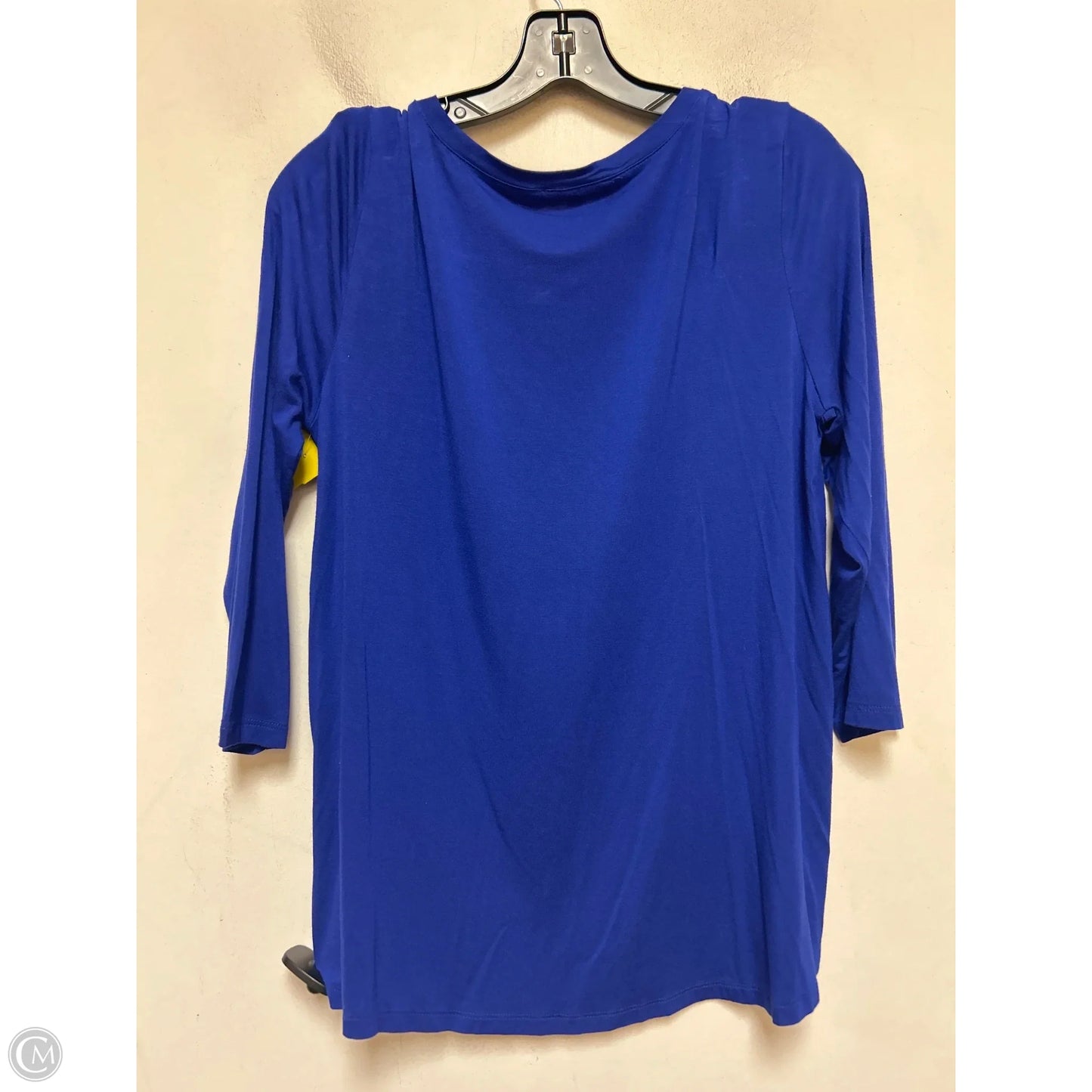 Top Long Sleeve Basic By Cable And Gauge In Blue, Size: M