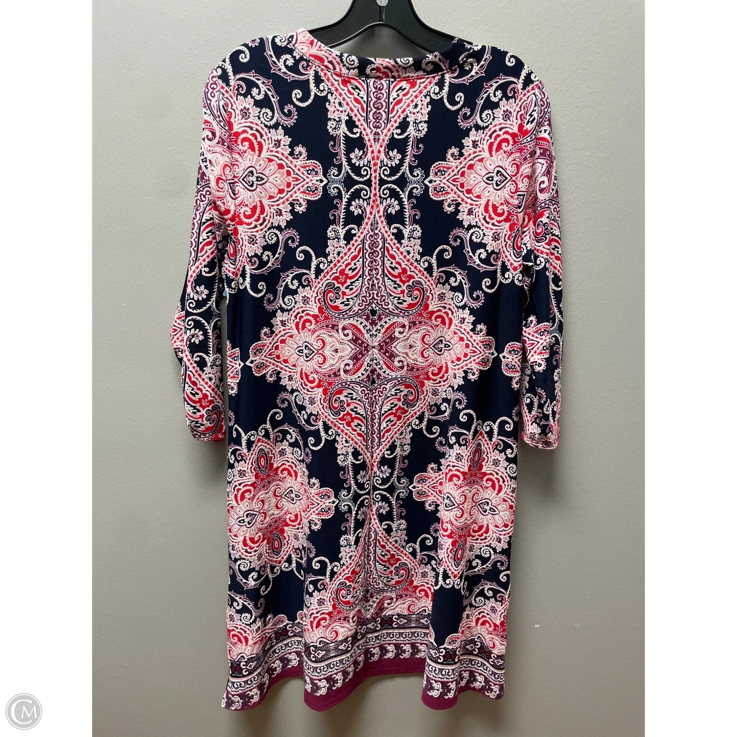 Dress Casual Midi By Apt 9 In Multi-colored, Size: S