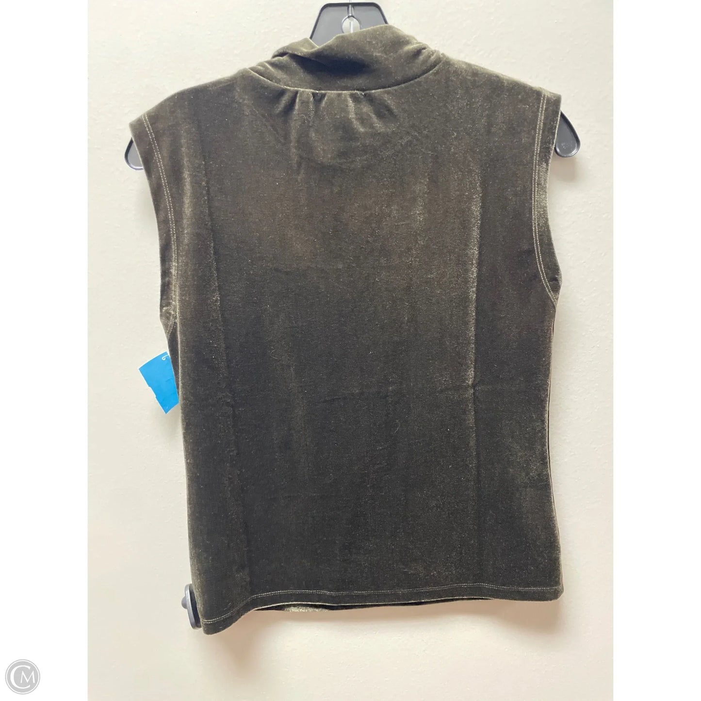 Top Sleeveless By Evereve In Green, Size: S