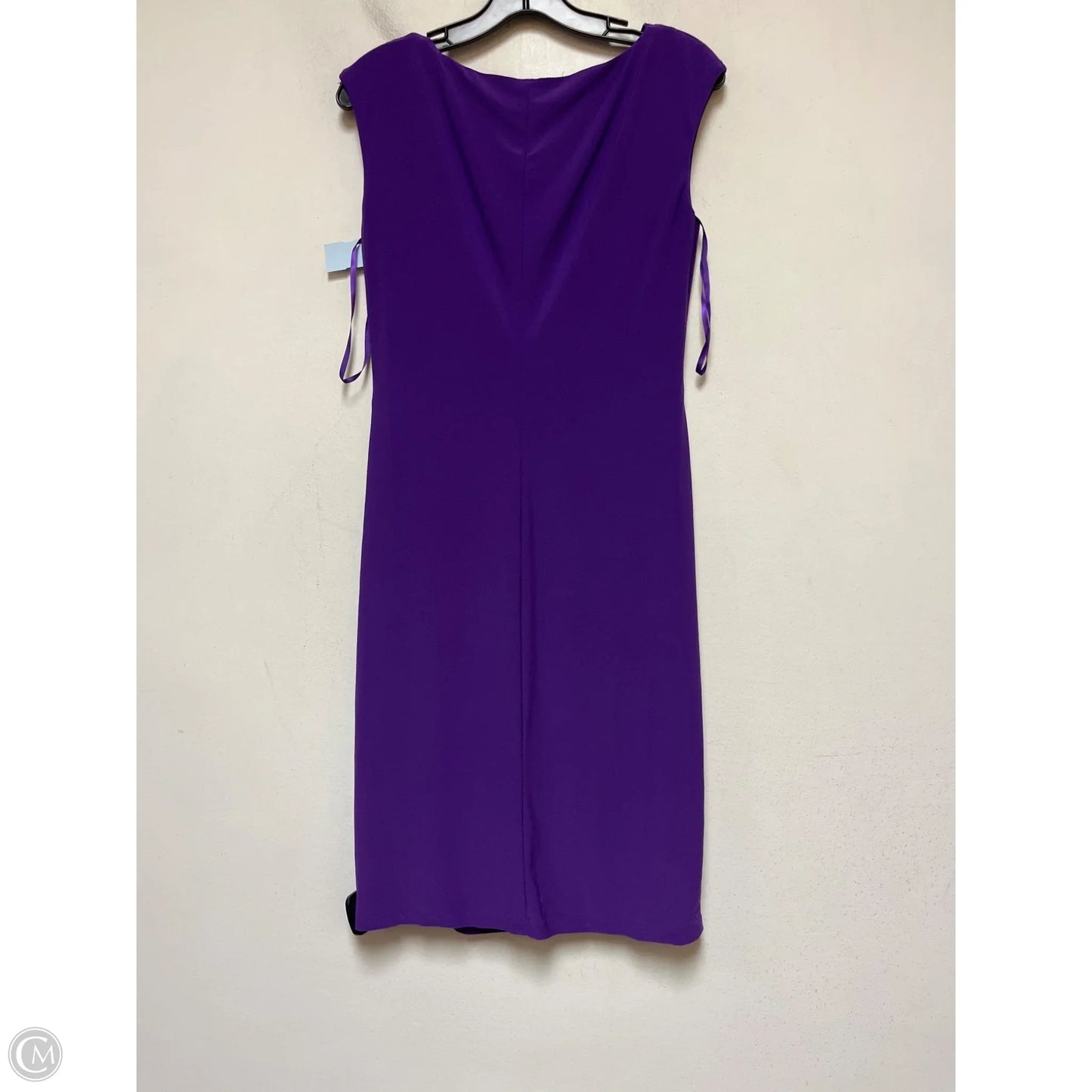 Dress Casual Midi By Lauren By Ralph Lauren In Purple, Size: S