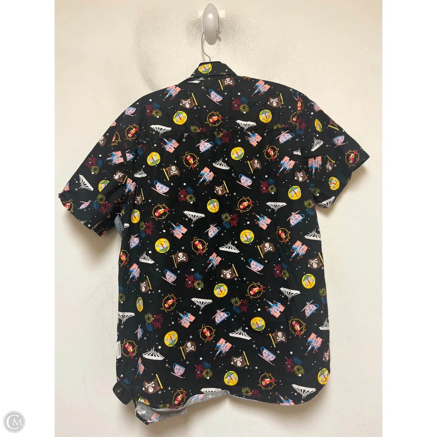 Top Short Sleeve By Disney In Black, Size: M