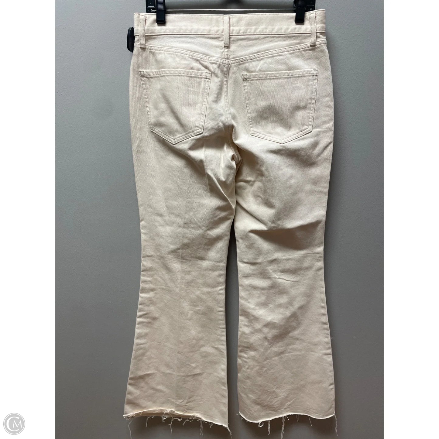 Jeans Flared By Express In Tan Denim, Size: 6