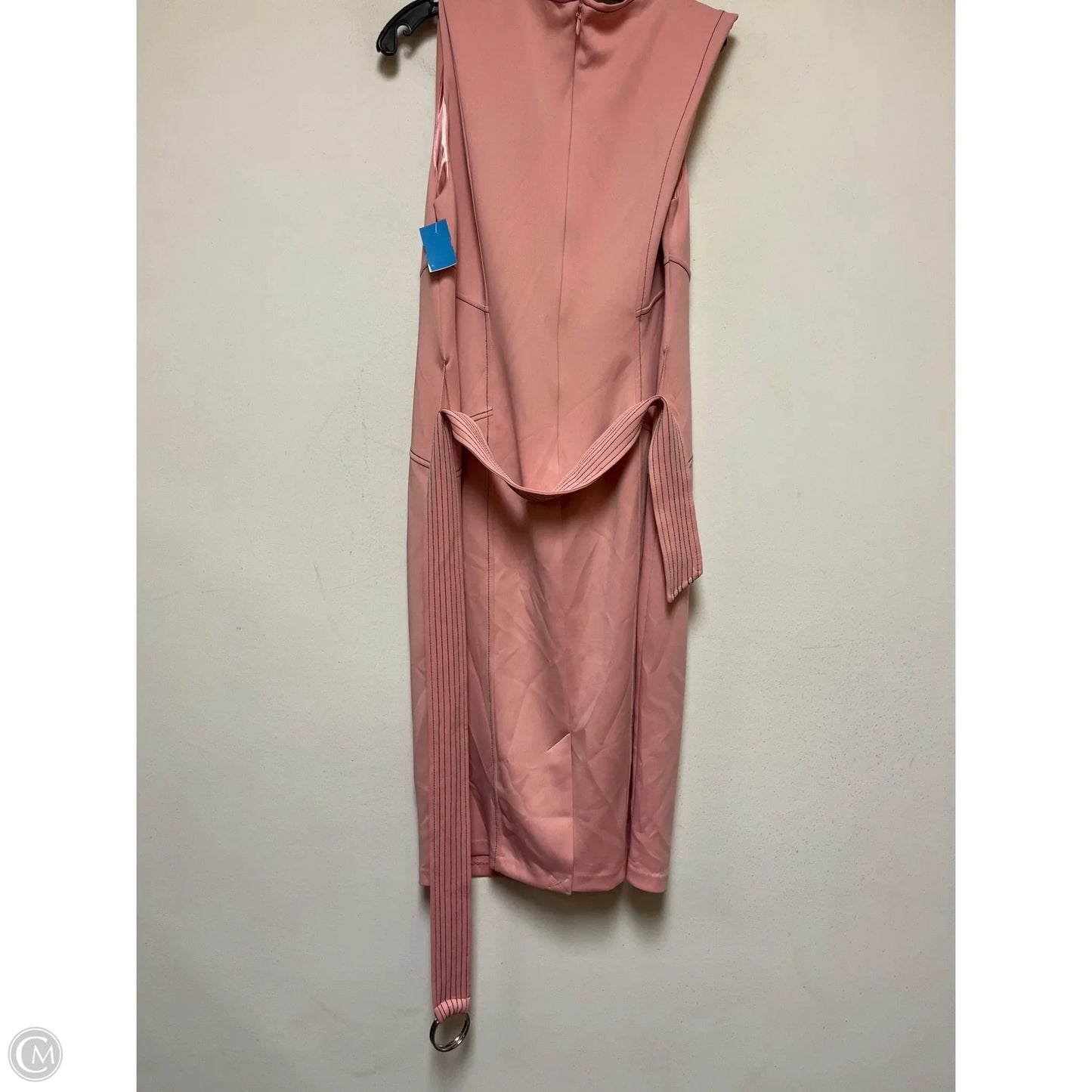 Dress Casual Midi By New York And Co In Pink, Size: Xxl
