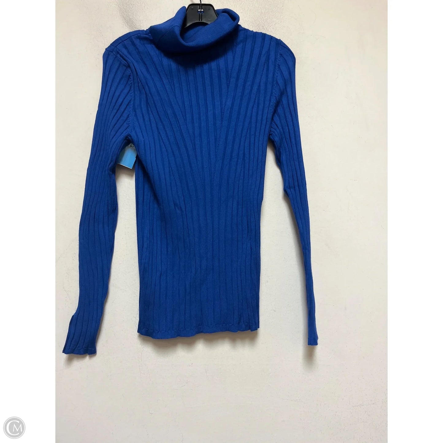 Top Long Sleeve By White House Black Market In Blue, Size: L