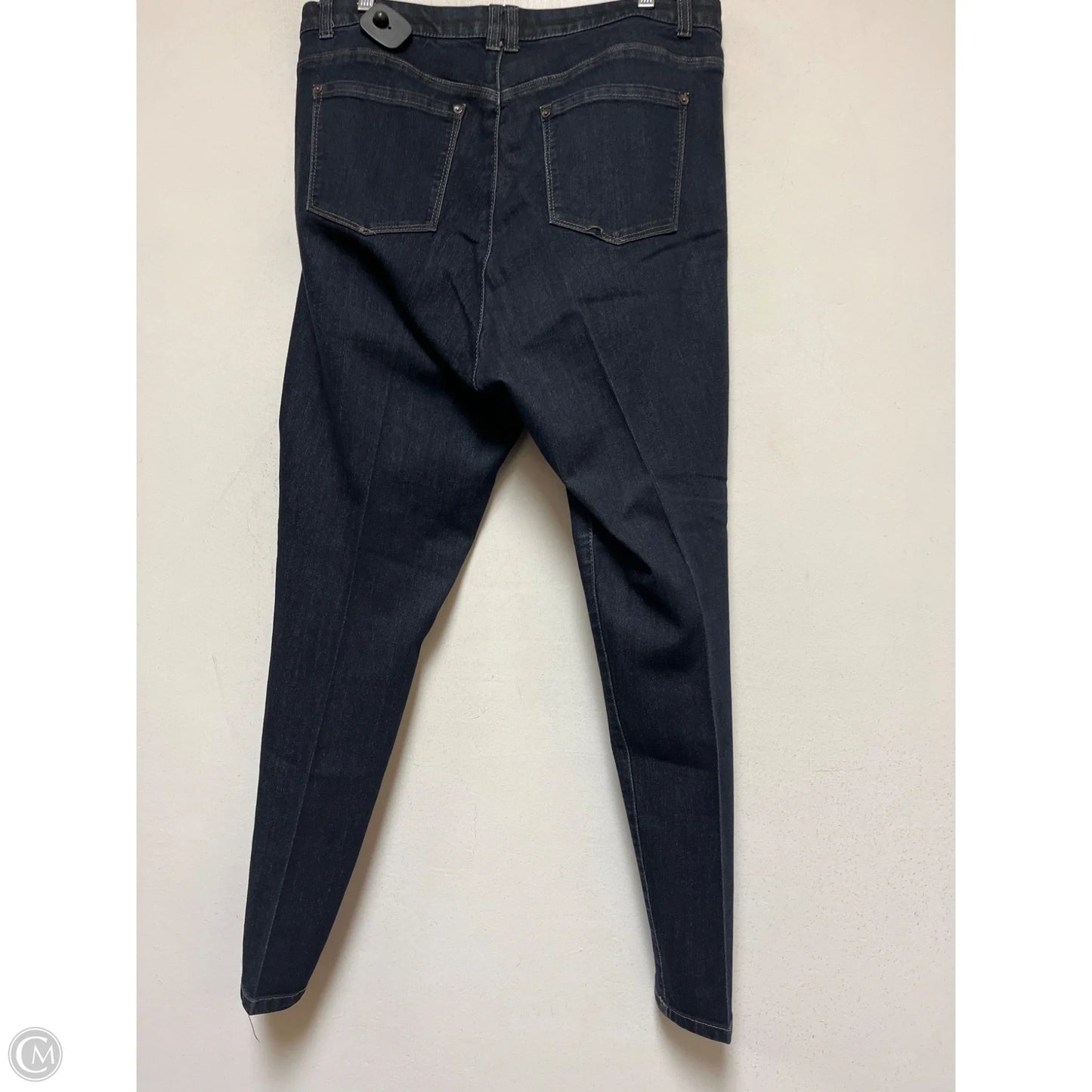 Jeans Straight By Wit & Wisdom In Blue Denim, Size: 18