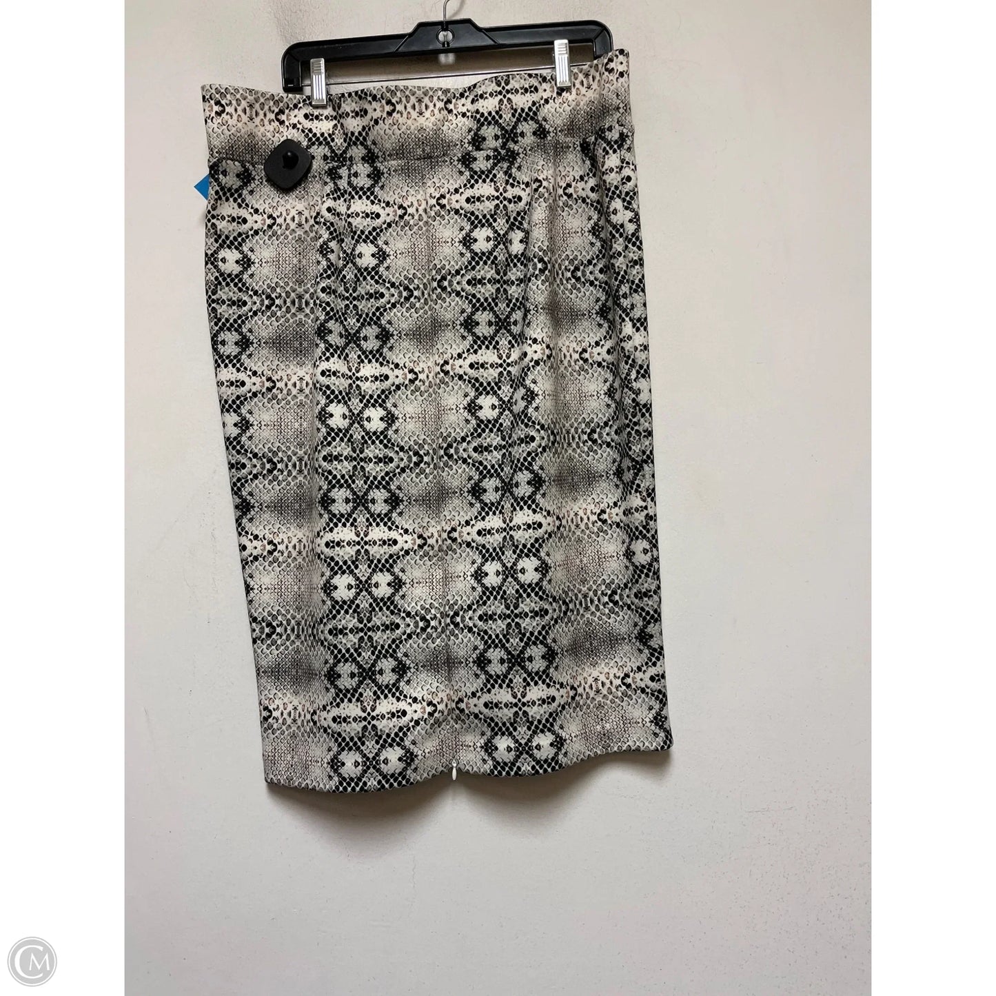 Skirt Midi By Eloquii In Snakeskin Print, Size: 16