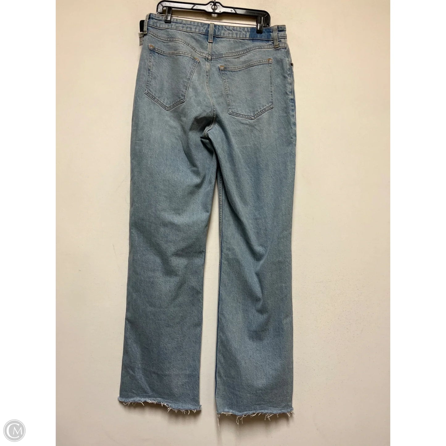 Jeans Wide Leg By Abercrombie And Fitch In Blue Denim, Size: 12