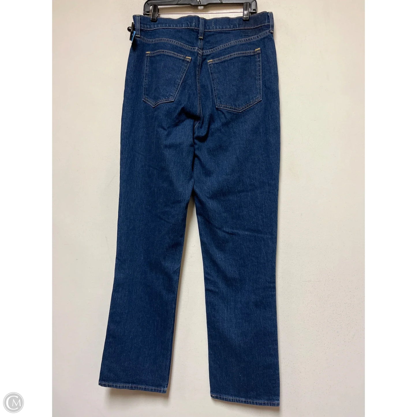 Jeans Straight By Abercrombie And Fitch In Blue Denim, Size: 12