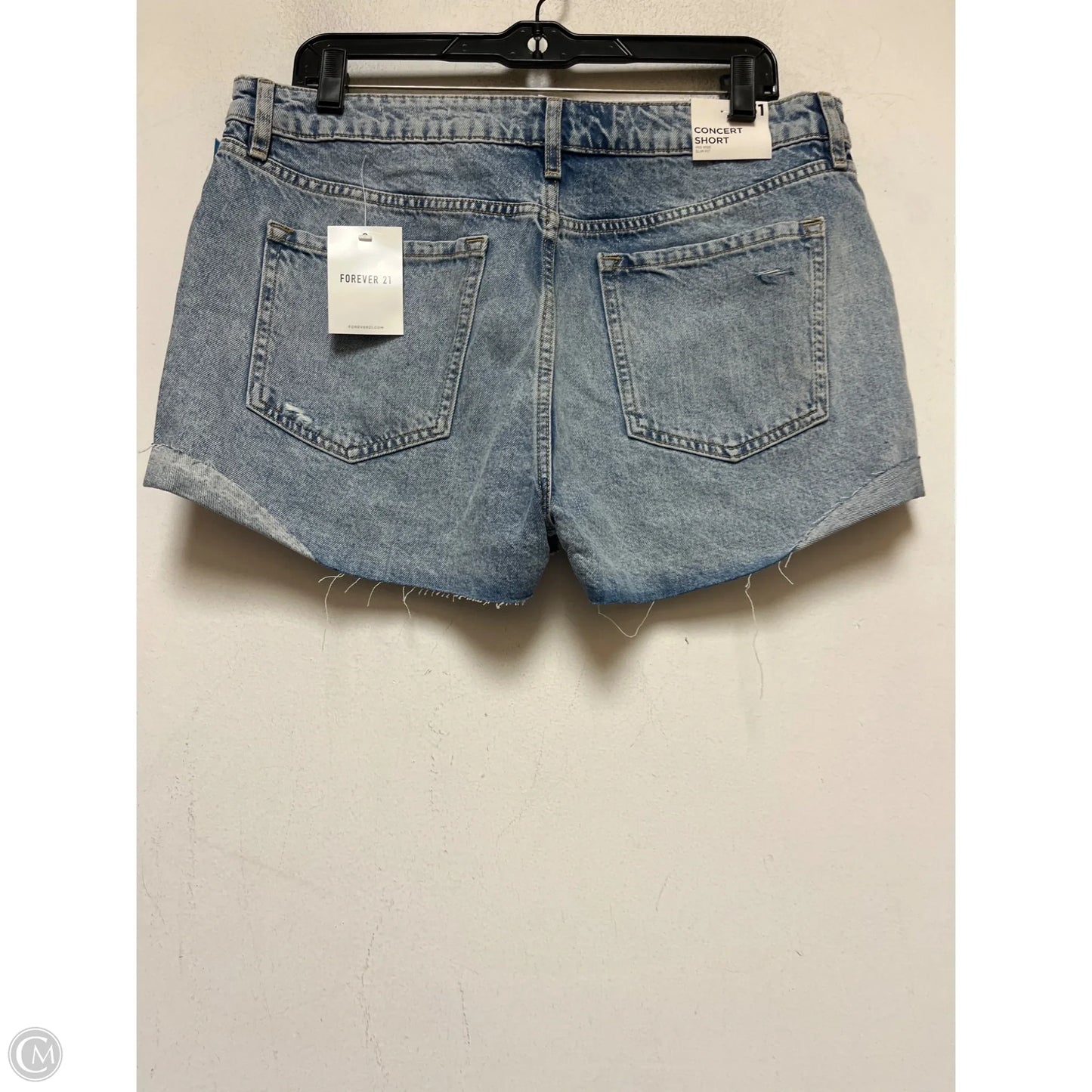 Shorts By Forever 21 In Blue Denim, Size: 8