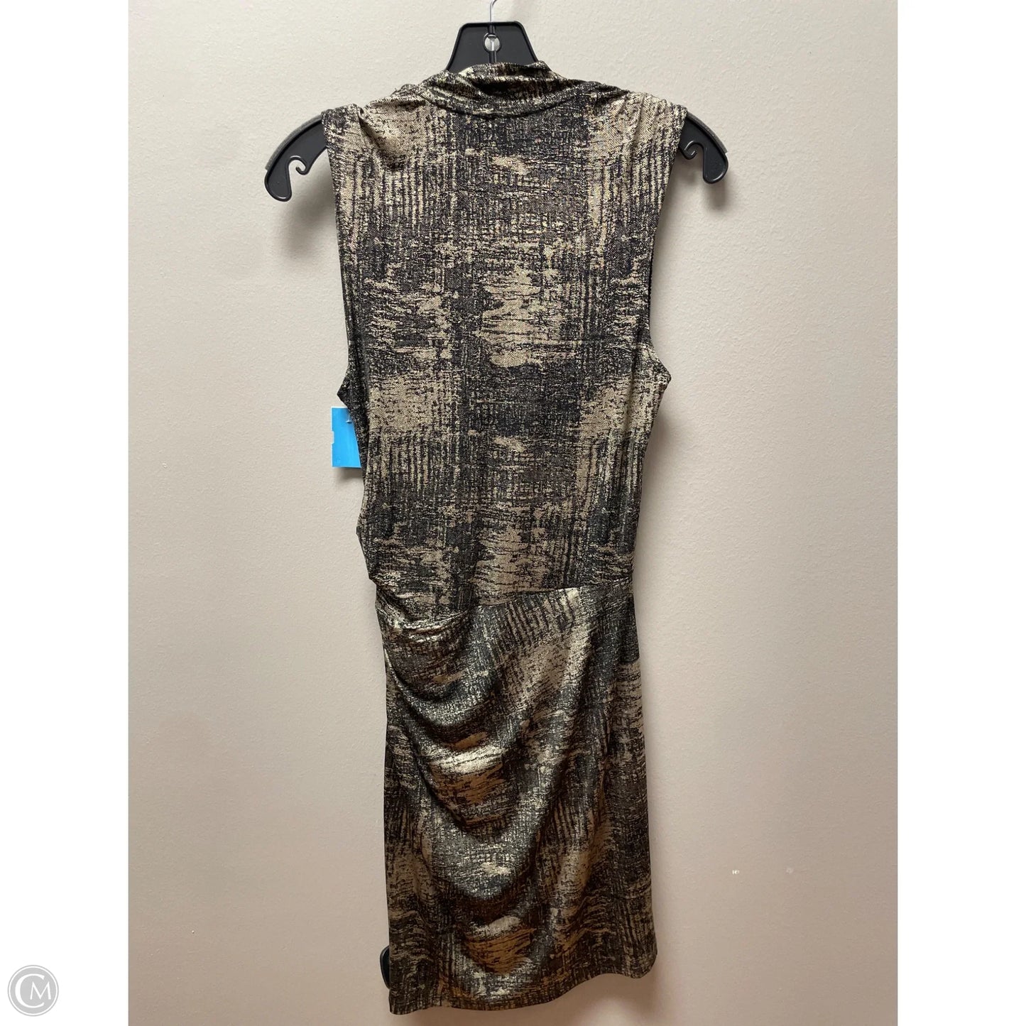 Dress Casual Short By Collective Concepts In Black & Gold, Size: S