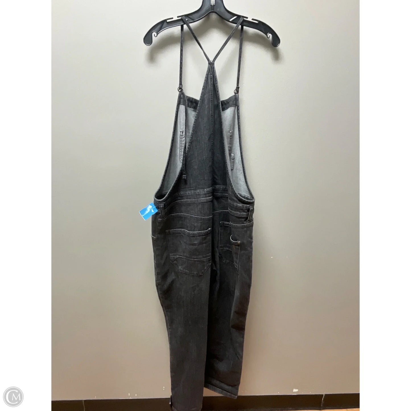 Jumpsuit By Pilcro In Grey Denim, Size: Xlp