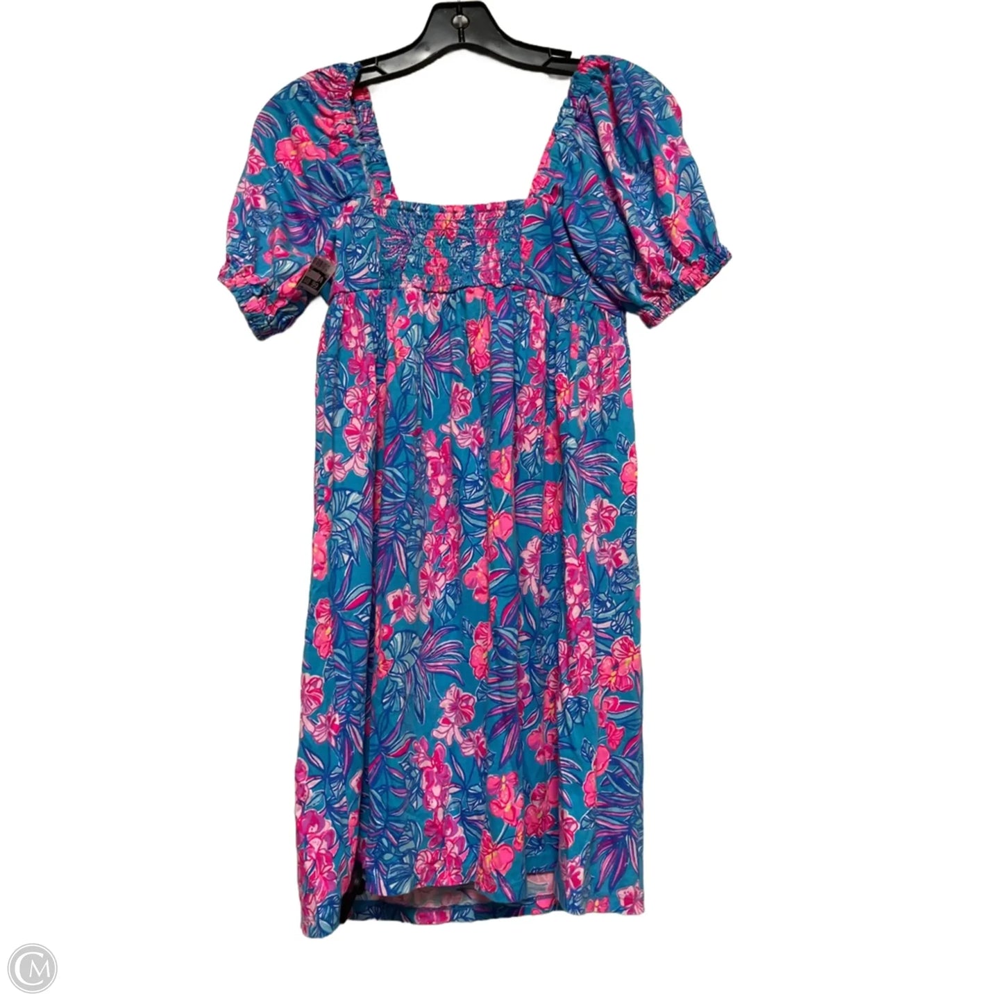 Dress Designer By Lilly Pulitzer In Blue & Pink, Size: 0