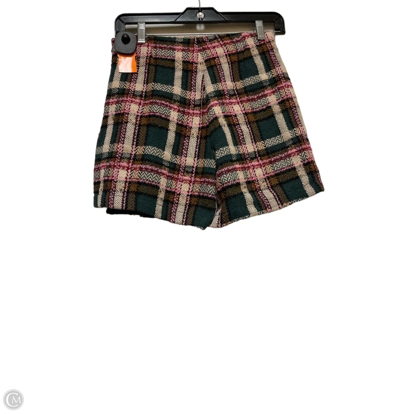 Skirt Mini & Short By Pink Lily In Plaid Pattern, Size: 2