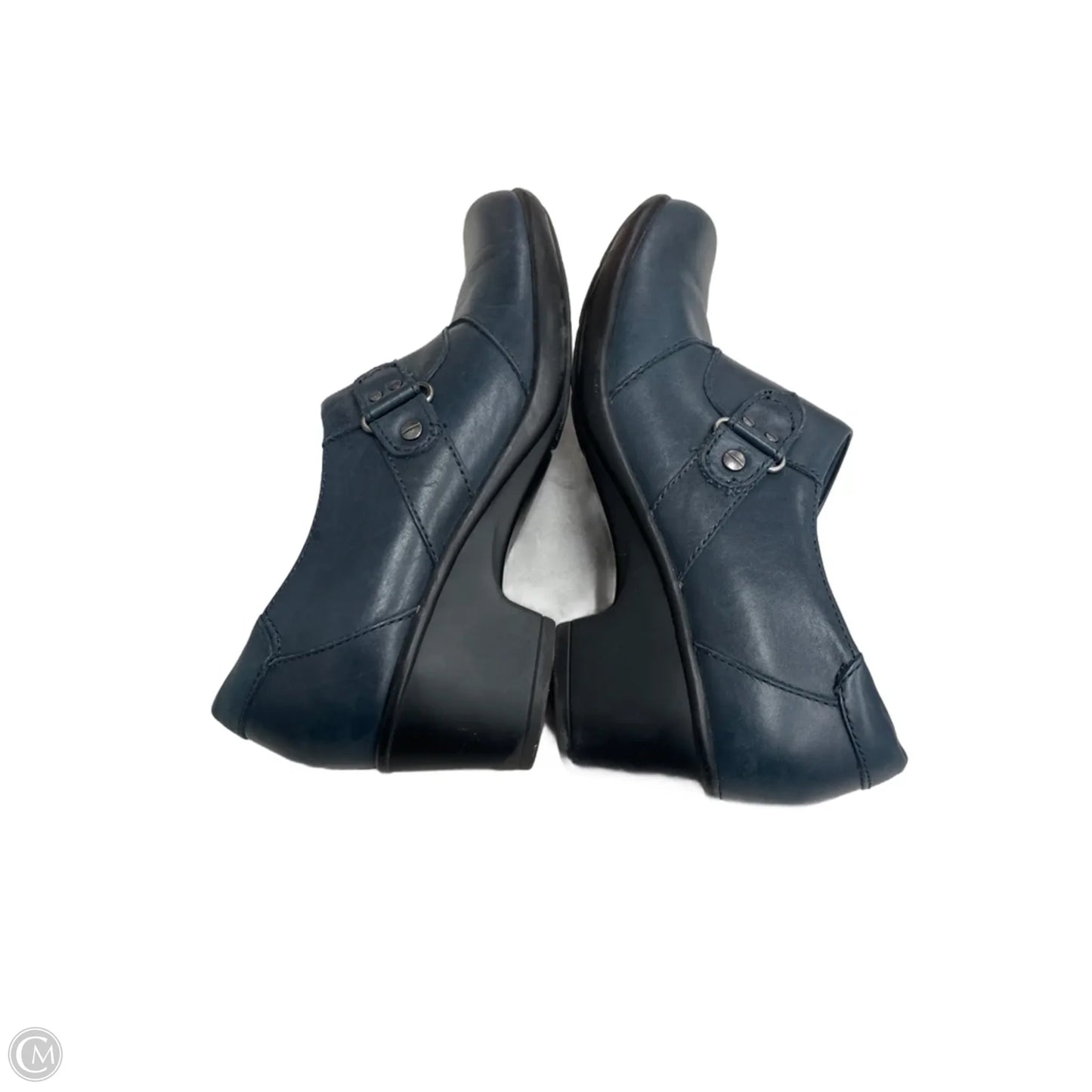 Boots Ankle Heels By Clarks In Blue, Size: 7.5