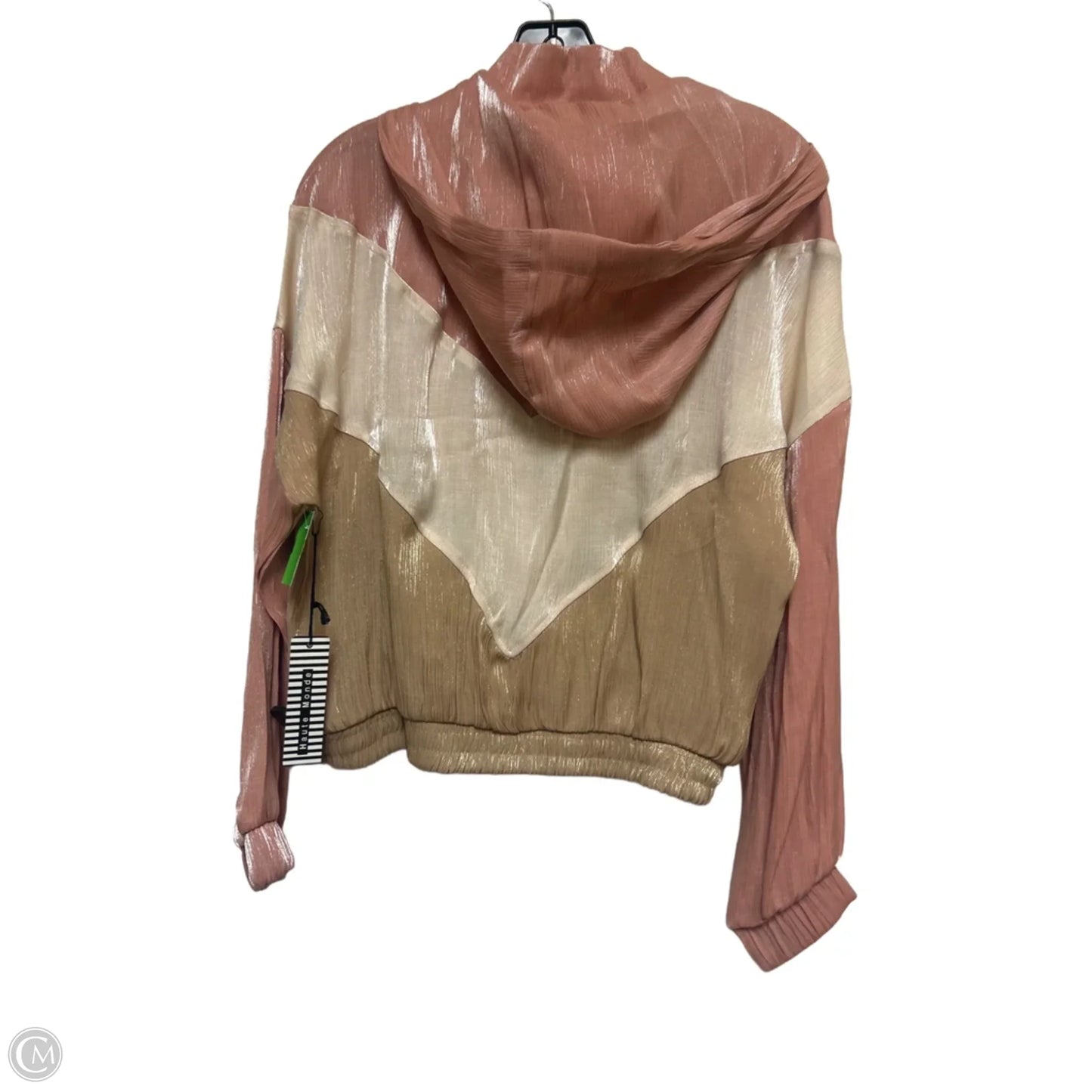 Jacket Other By Haute Monde In Pink & Tan, Size: M