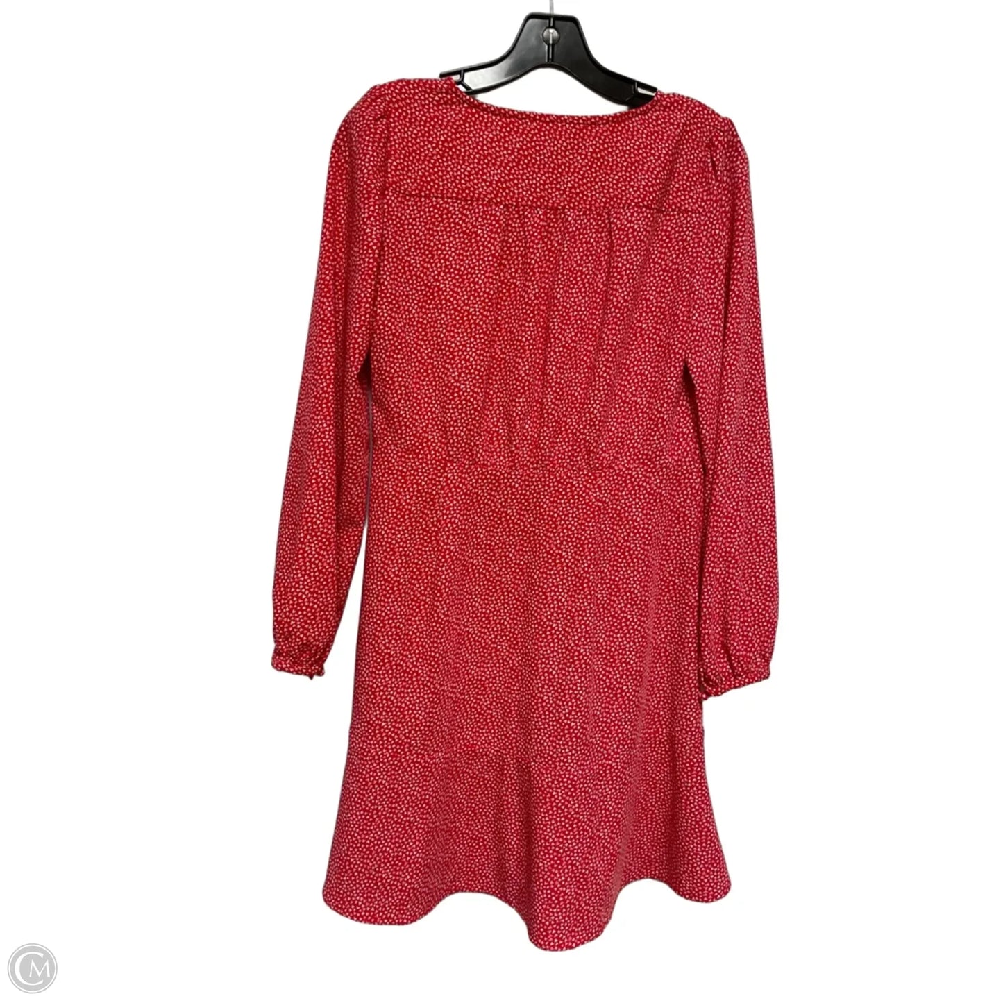 Dress Casual Short By Loft In Red & White, Size: Xs