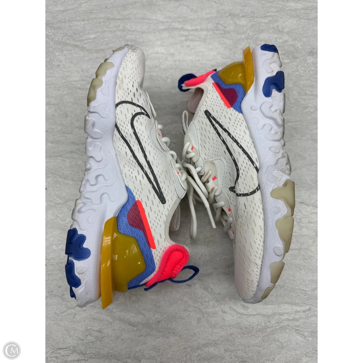 Shoes Athletic By Nike In Ivory, Size: 8