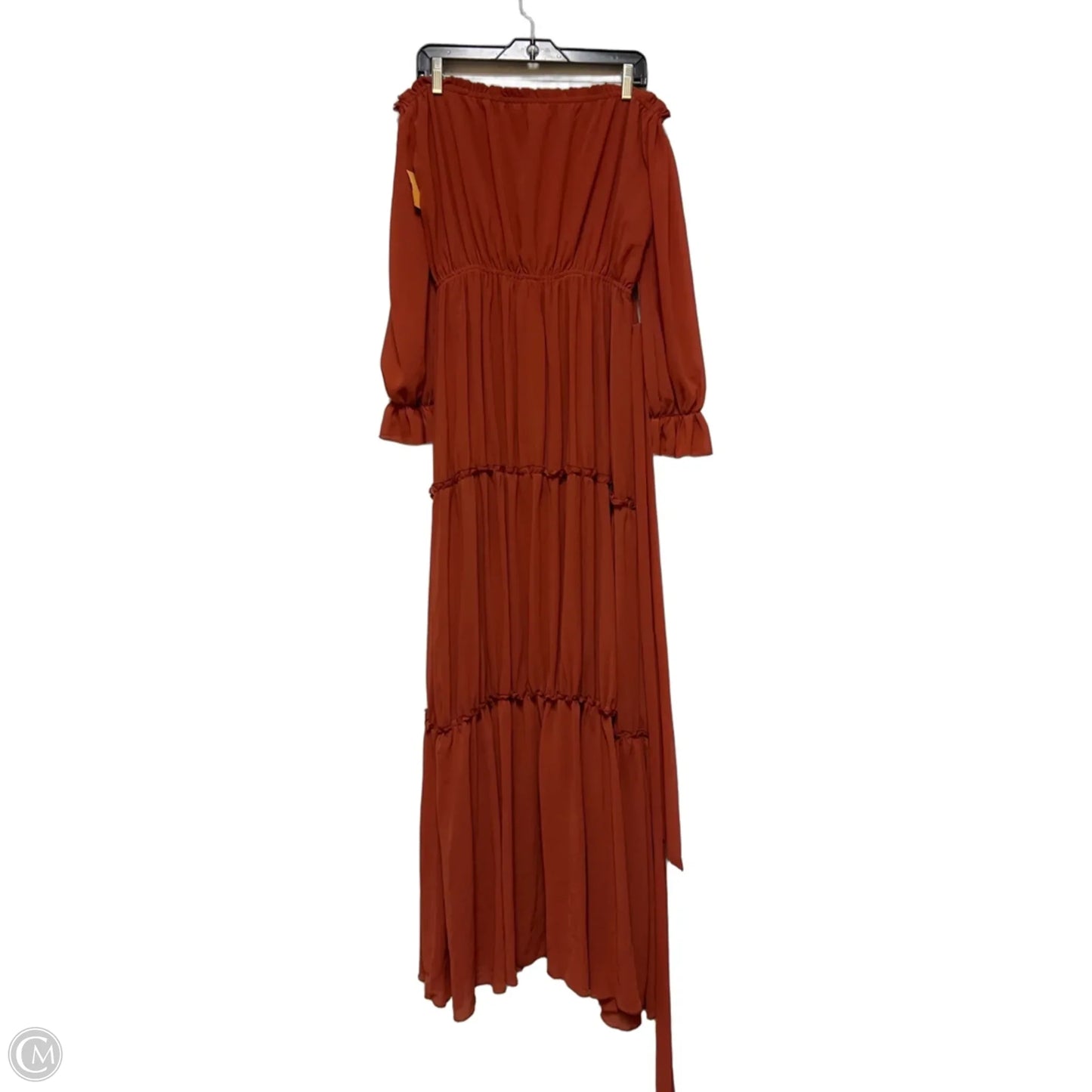 Dress Casual Maxi By Baltic Born In Orange, Size: L