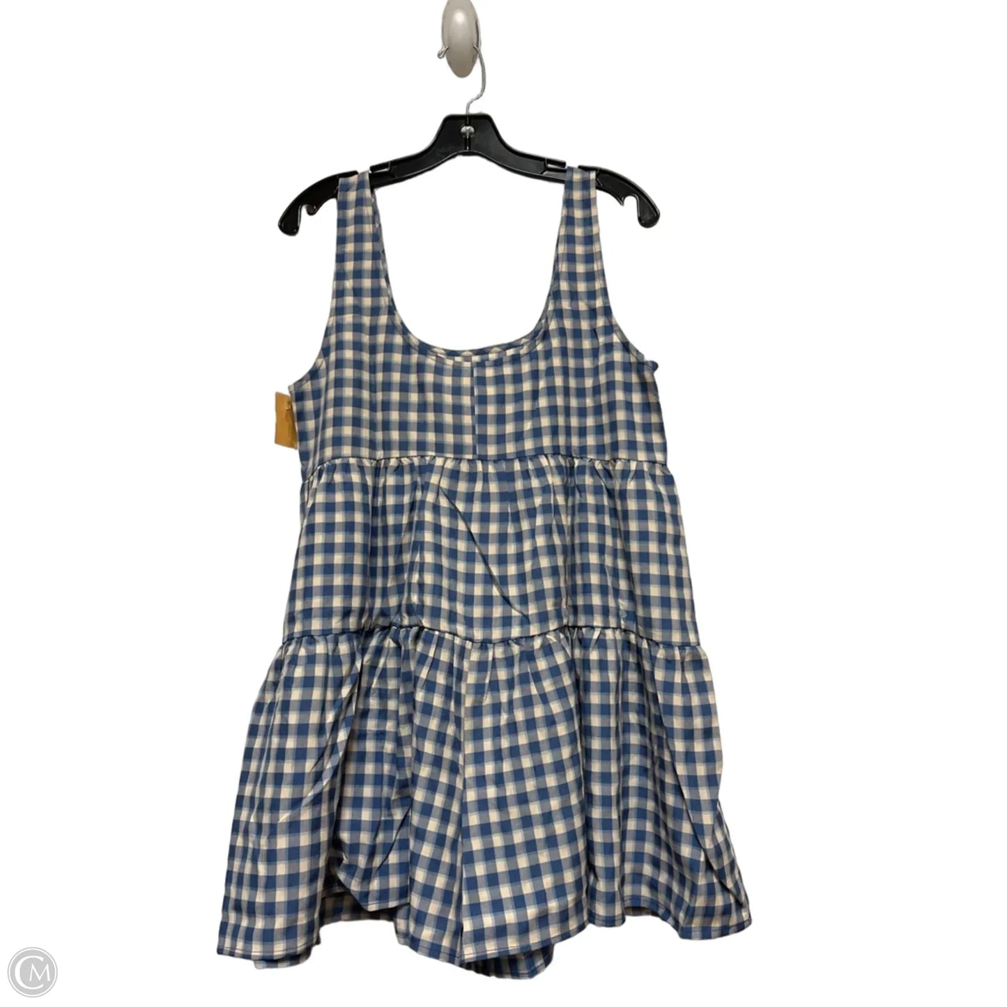 Romper By Judith March In Plaid Pattern, Size: L