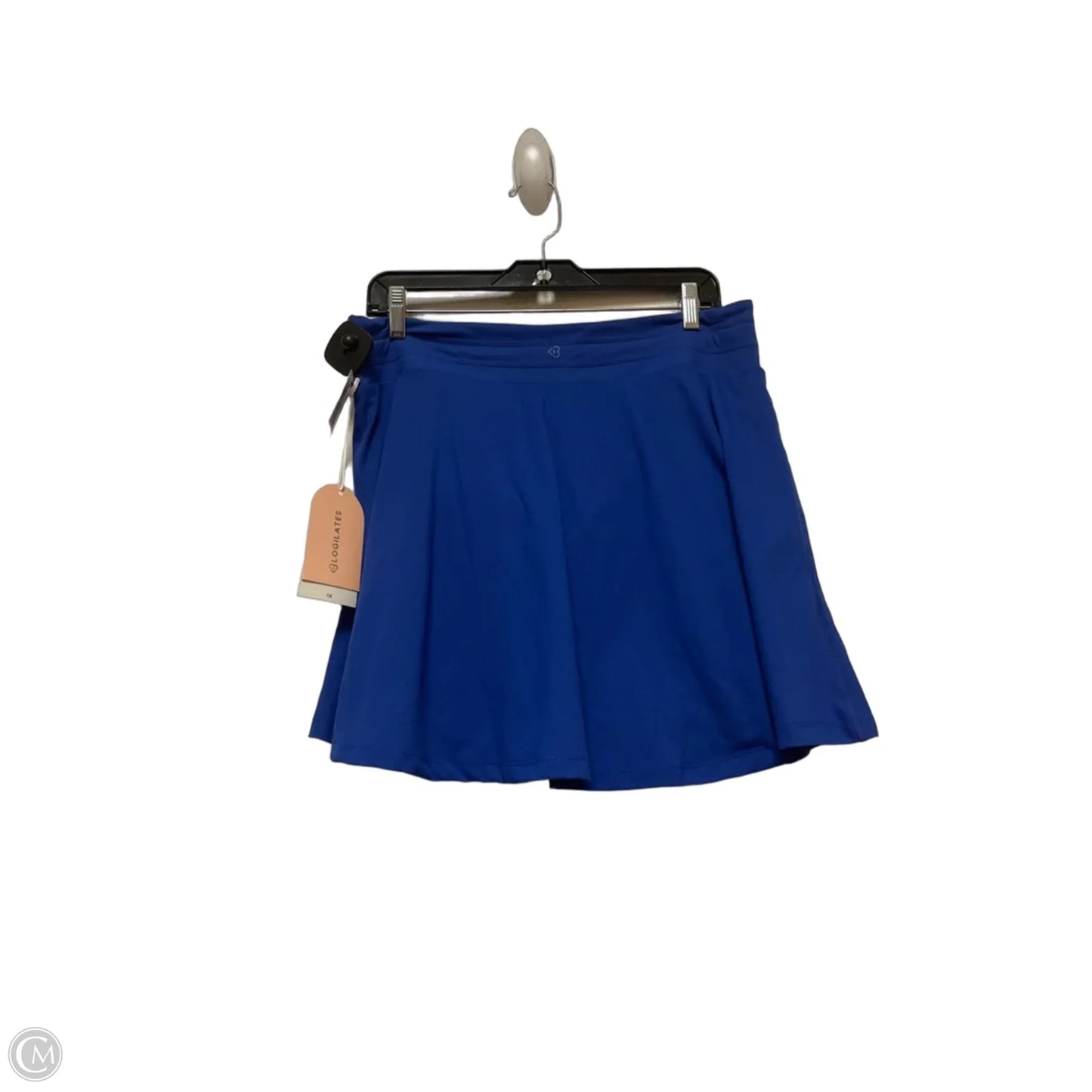 Athletic Skort By Clothes Mentor In Blue, Size: 1x